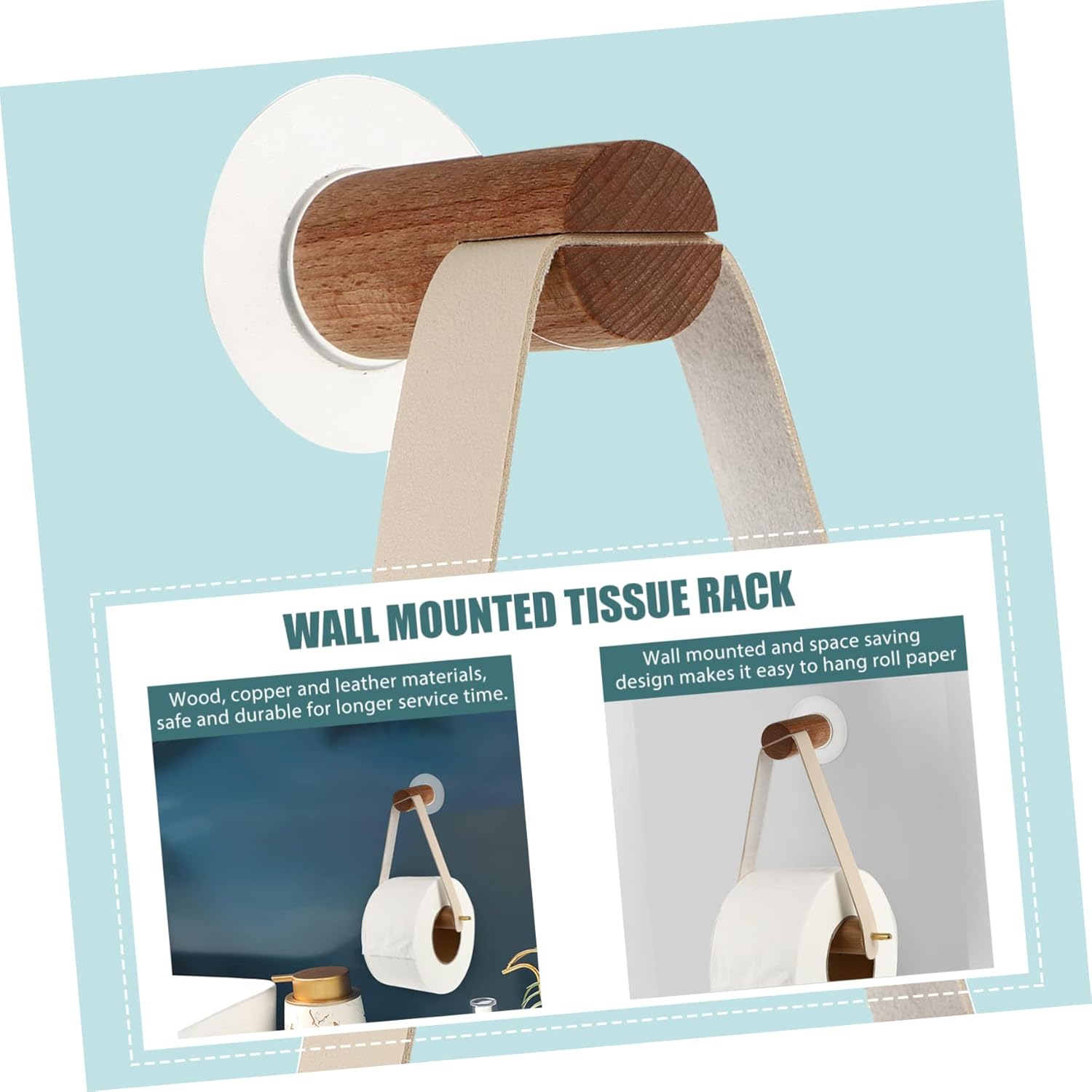 DIYEAH Wall Mount Paper Holder Rack