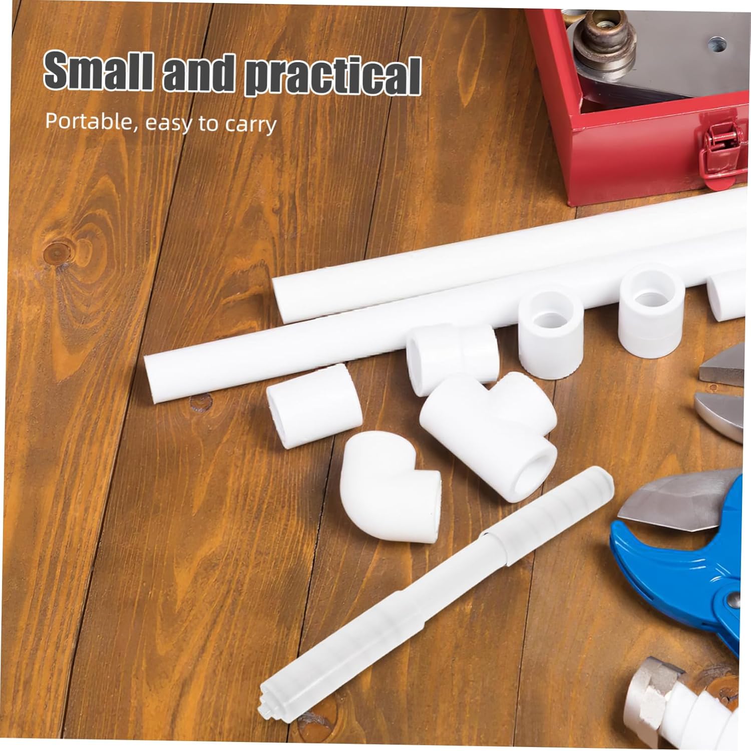 STOBAZA 3pcs Spring Loaded Toilet Paper Holder Rod