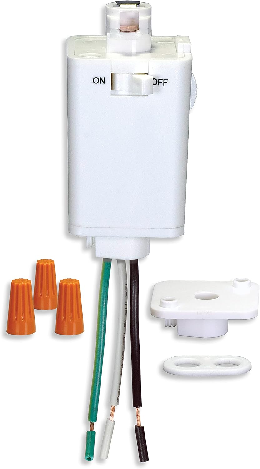 Nuvo Lighting TP231 Pendant Track Adapter White 1