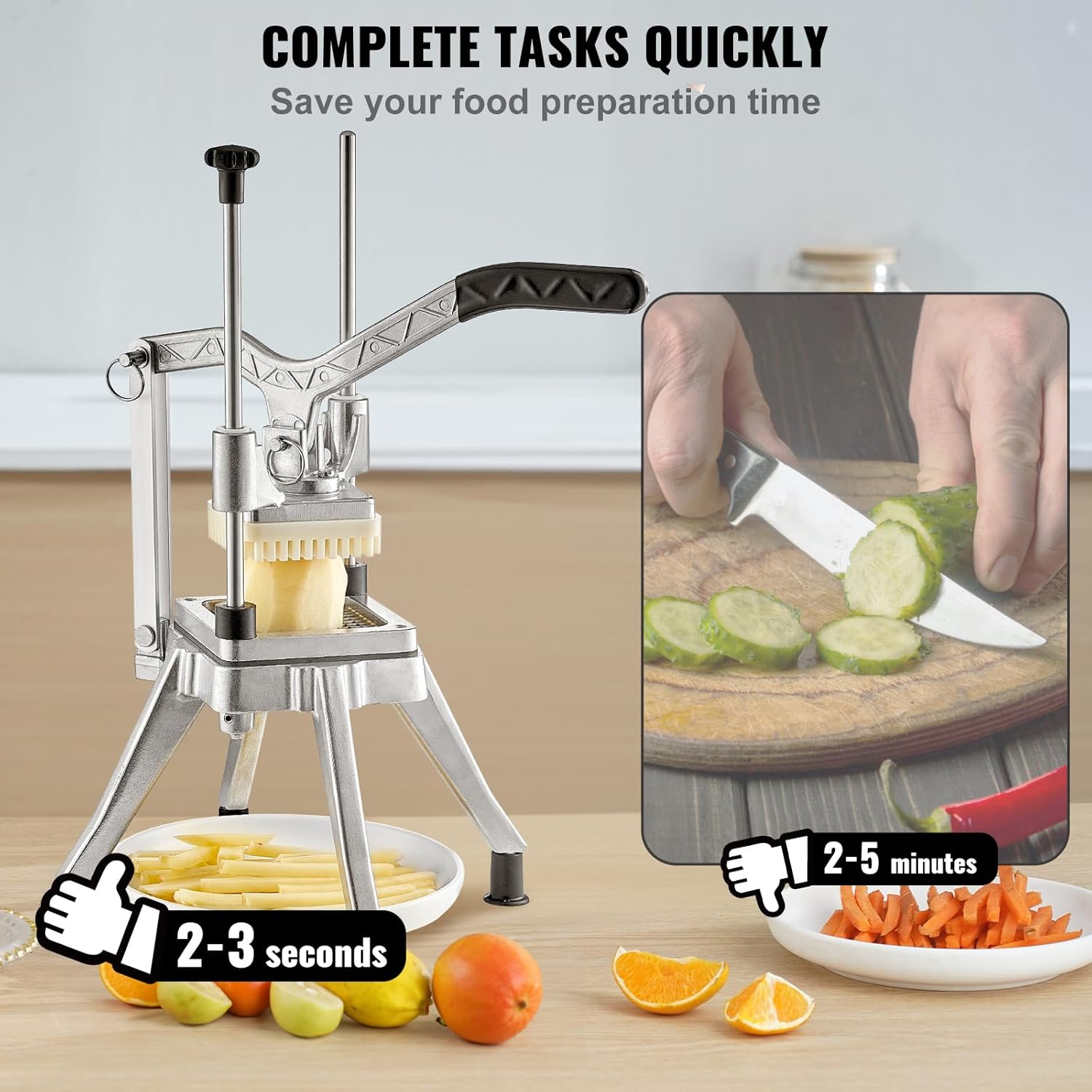 VEVOR Heavy Duty Vegetable Chopper with 14 Blade