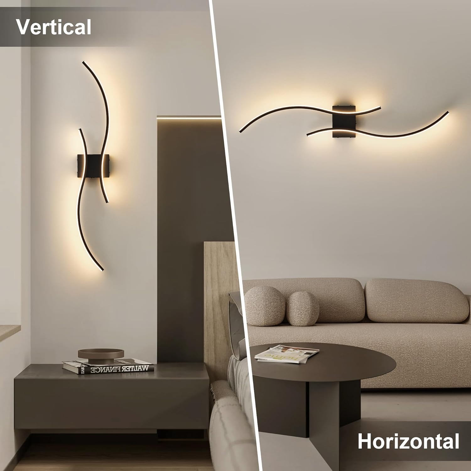 Battery Operated Wall Sconces Set of Two with Remote Control 1