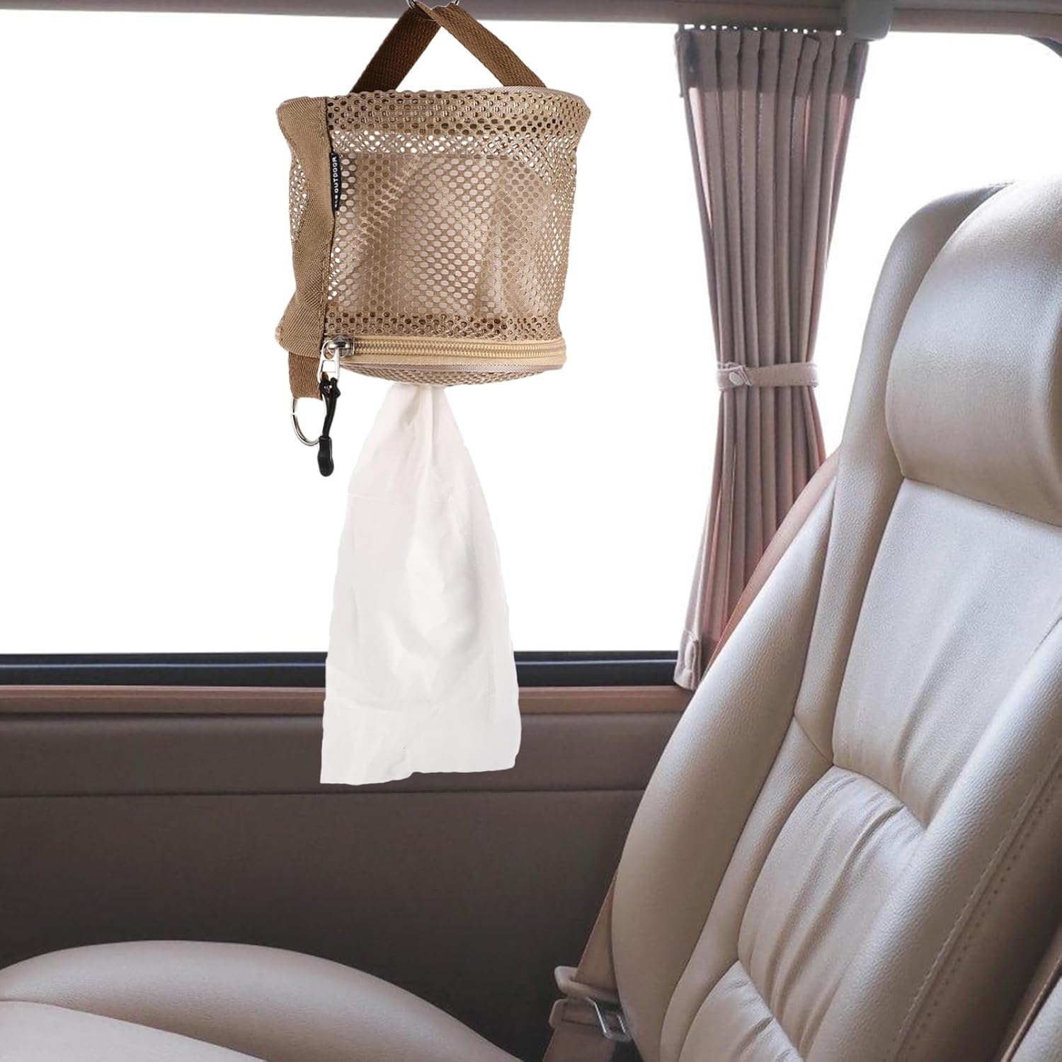 Portable Camping Toilet Paper Holder with Hanging Design