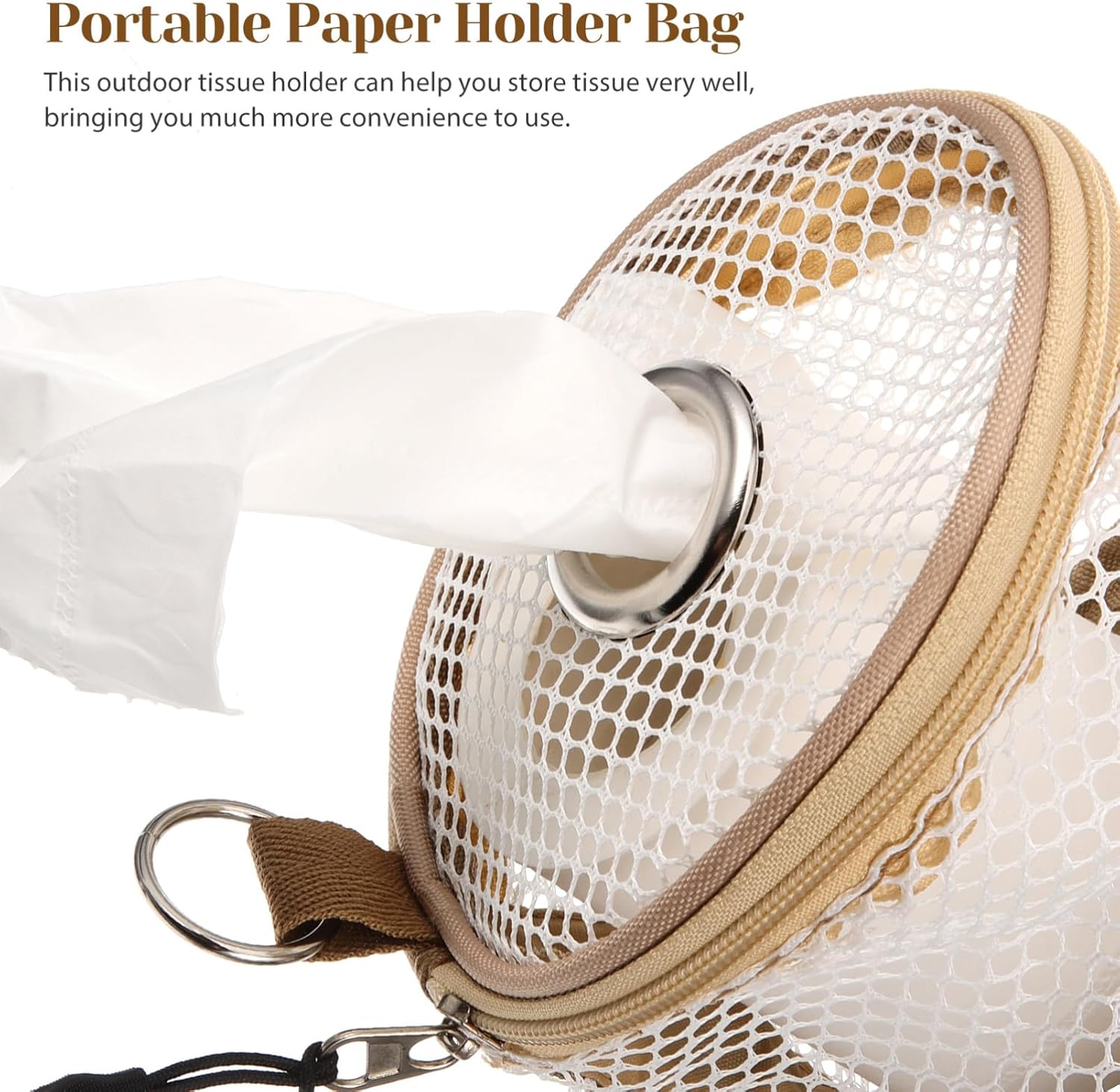 RORPOIR Outdoor Toilet Paper Holder Bag