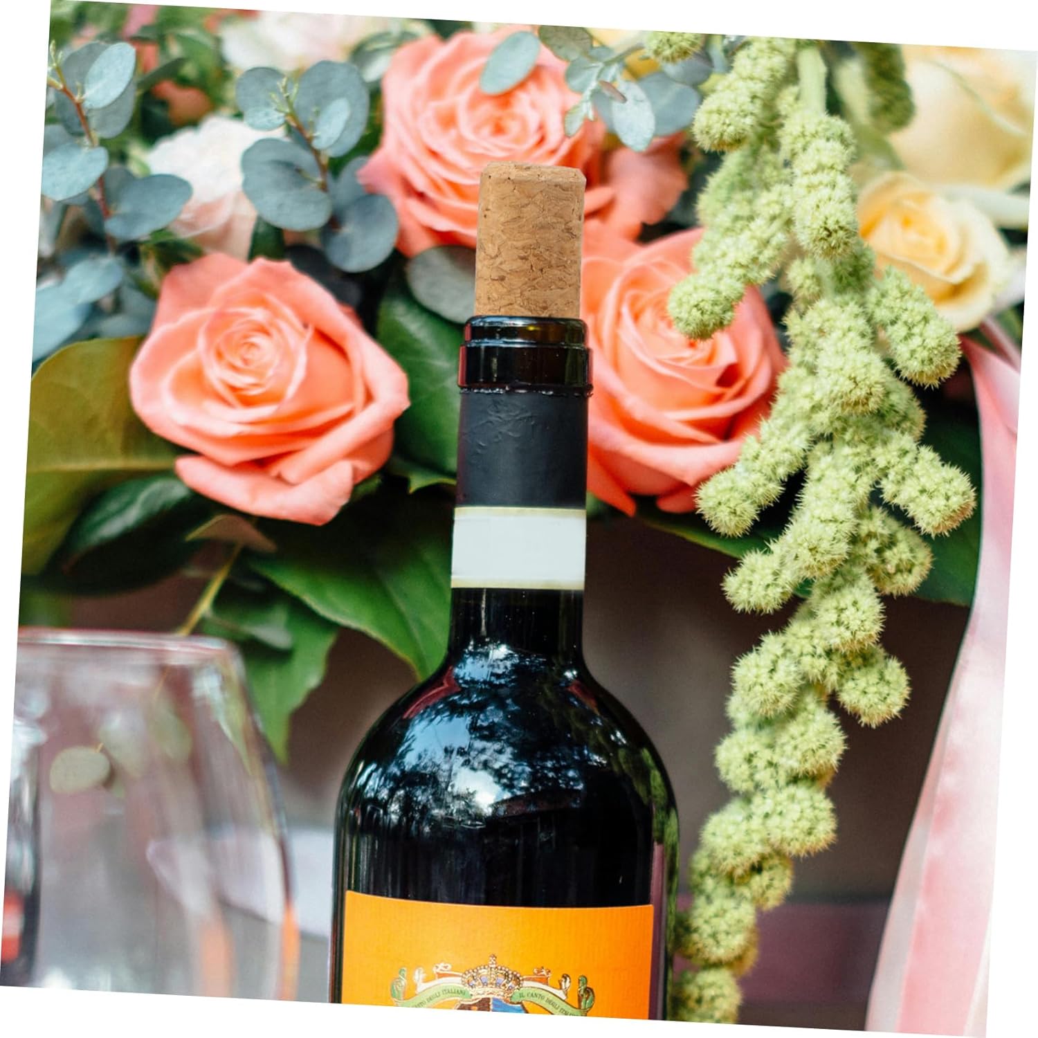 SECFOU 250 Pcs Cork Wine Stopper Set