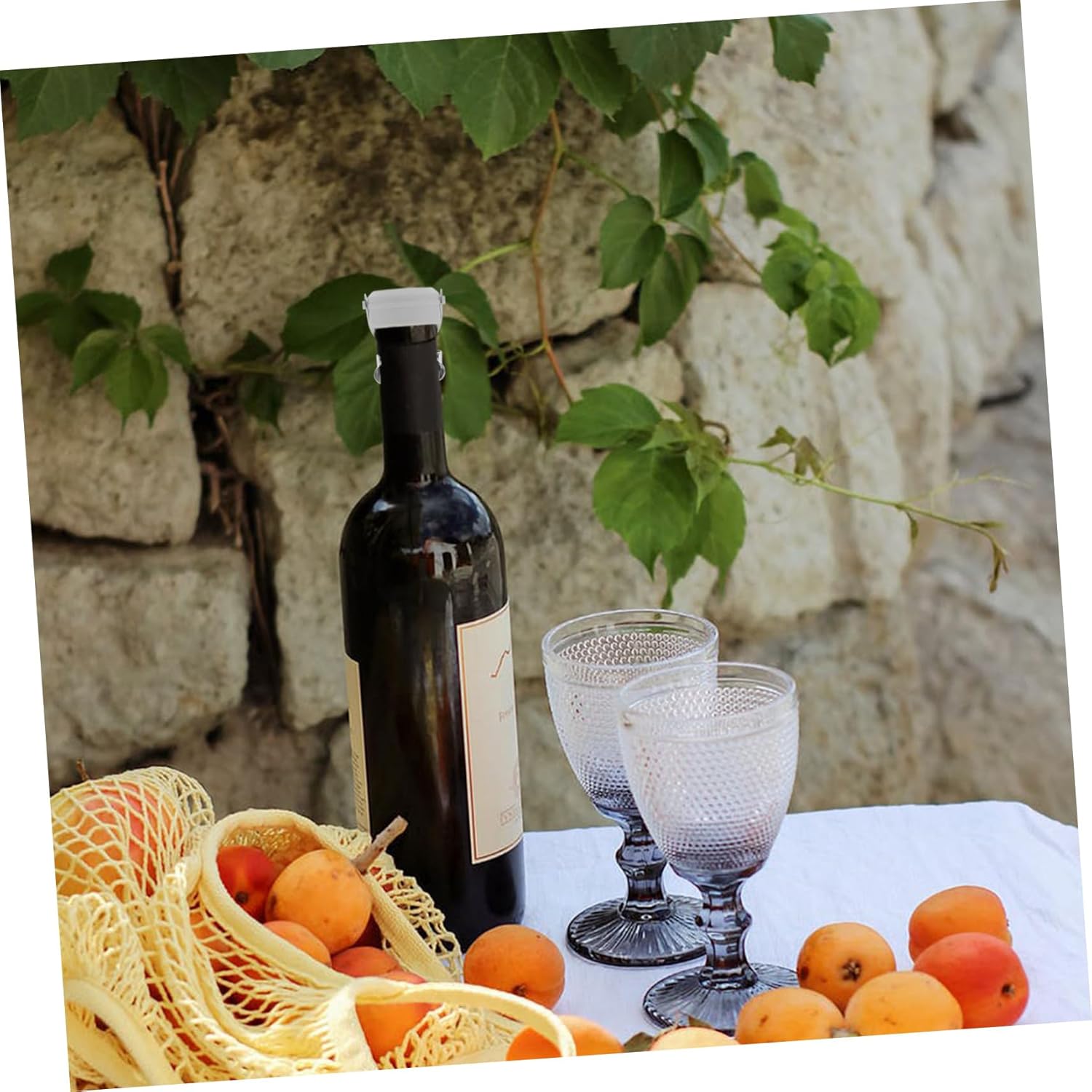 Zerodeko 2pcs Stainless Steel Wine Stoppers