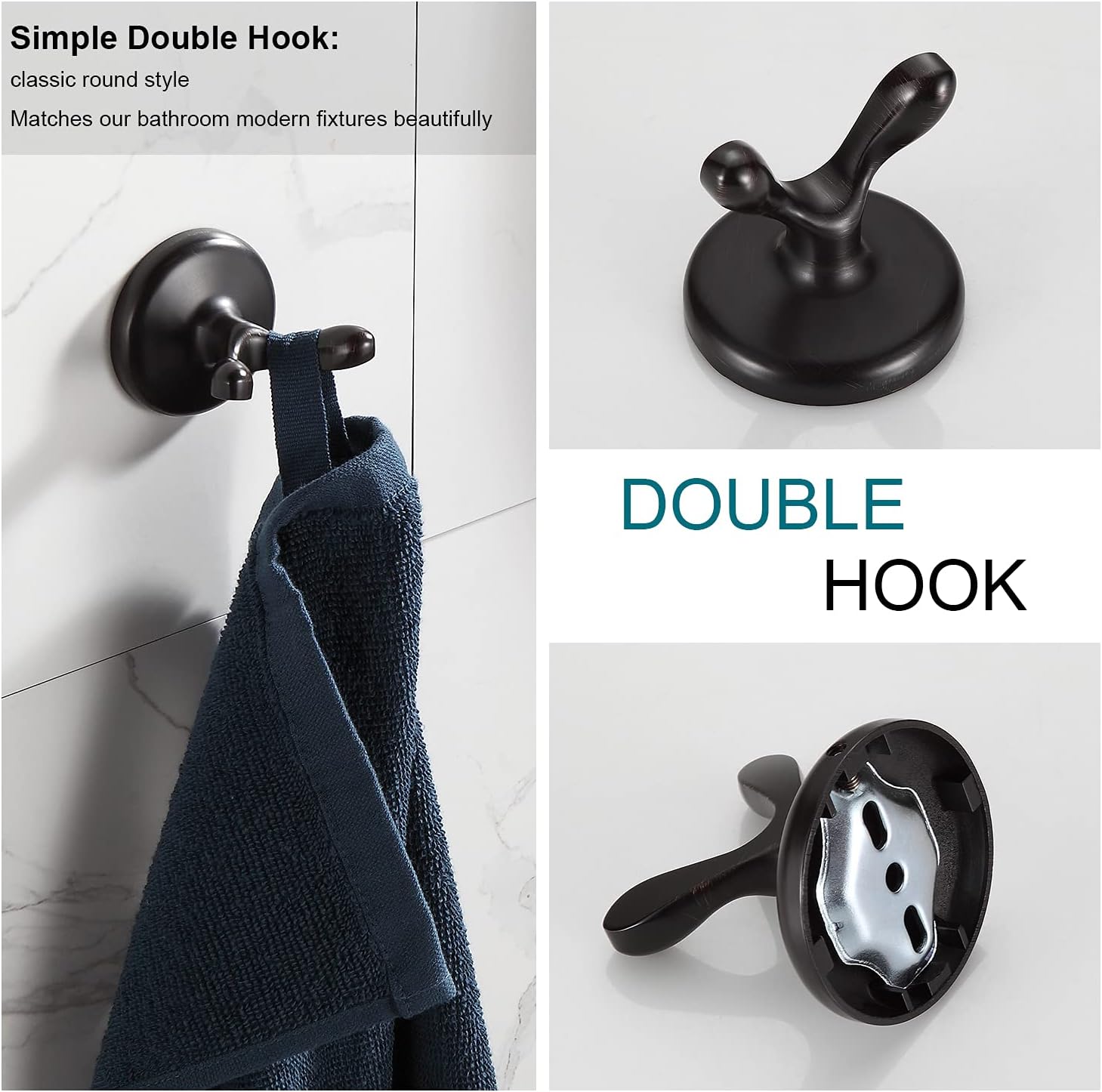 BGL 8-Piece Adjustable Towel Bar Set