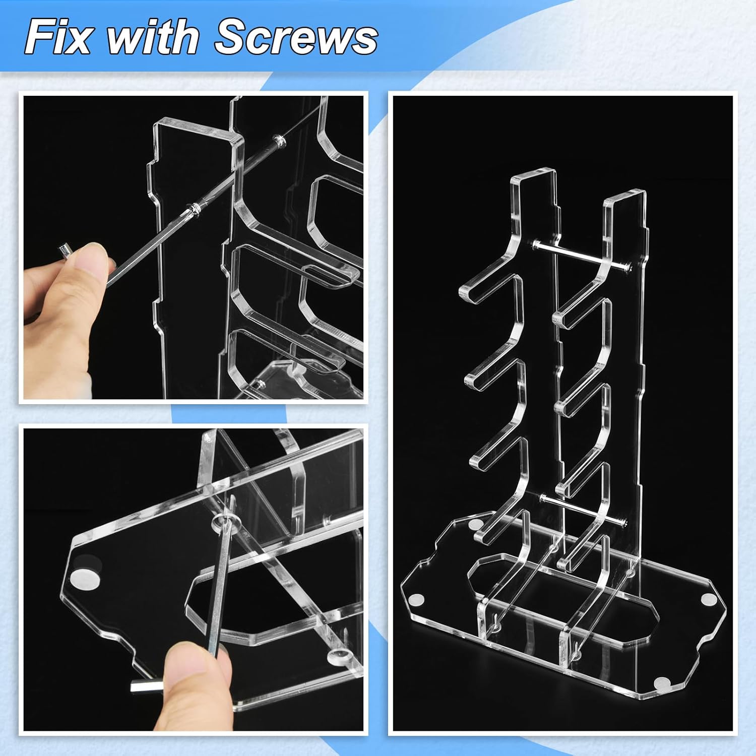 Cosmos Acrylic Knife Display Stand EDC Organizer 1