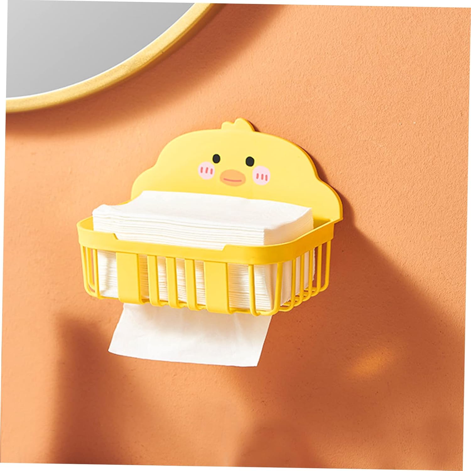 HYTROVE 2Pcs Cartoon Wall Mount Toilet Paper Holders