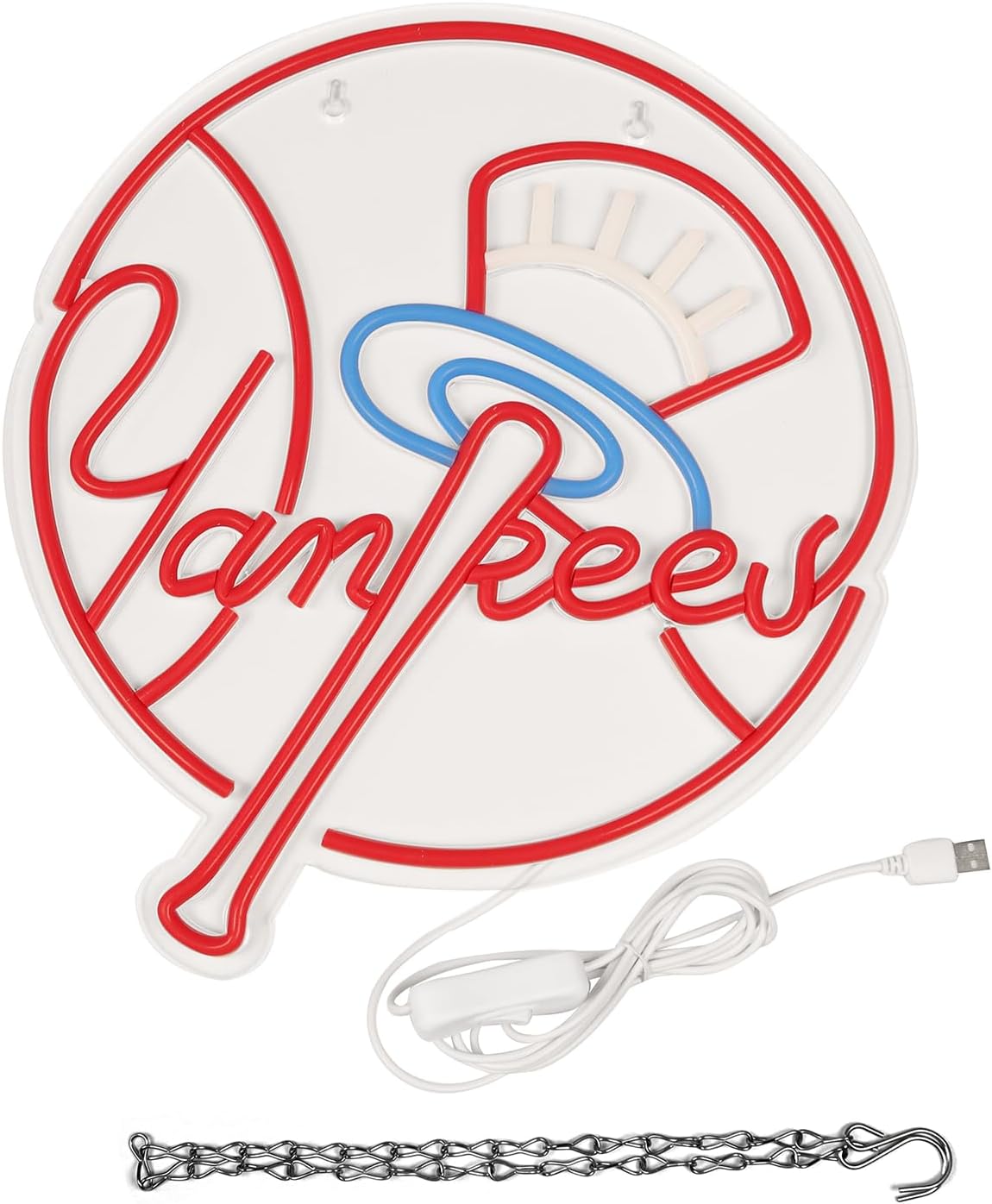 AHlove Yankees Neon Signs Wall Decor 13x145inches