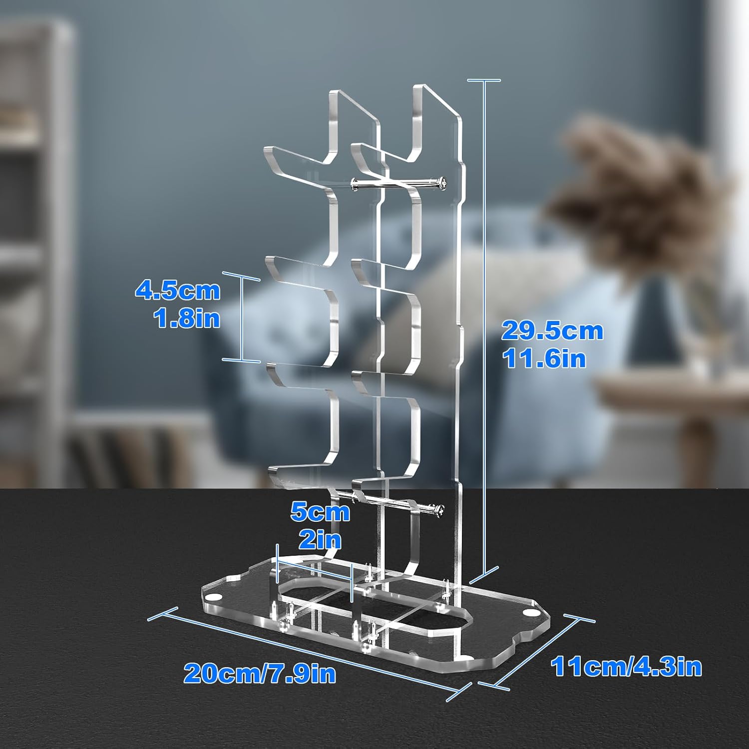 Cosmos Acrylic Knife Display Stand EDC Organizer 1