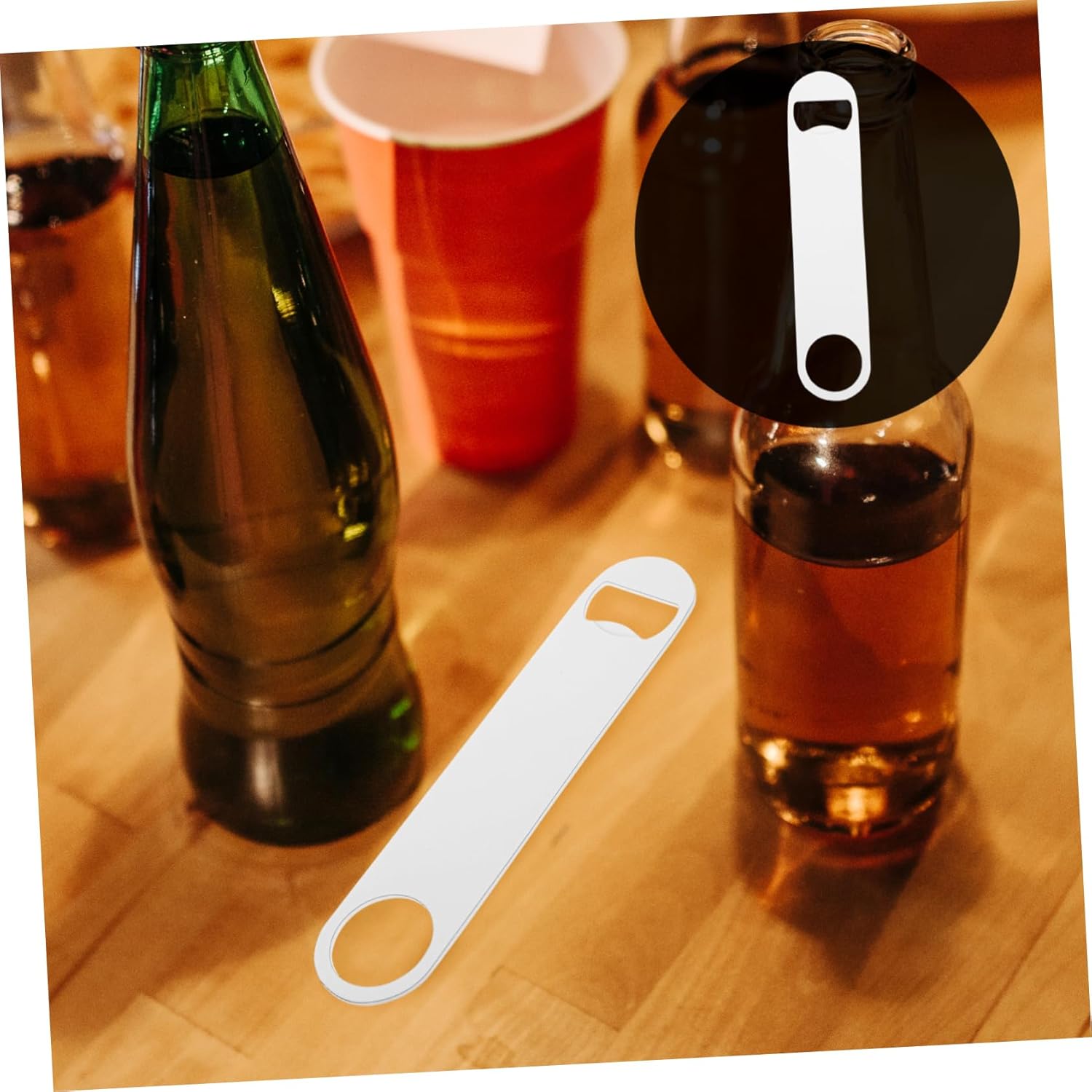 Anneome Stainless Steel Bottle Opener with Sublimation Design 1