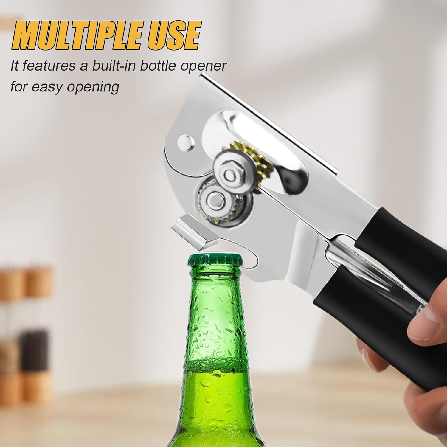 ICEKATI Heavy Duty Manual Can Opener With Magnet