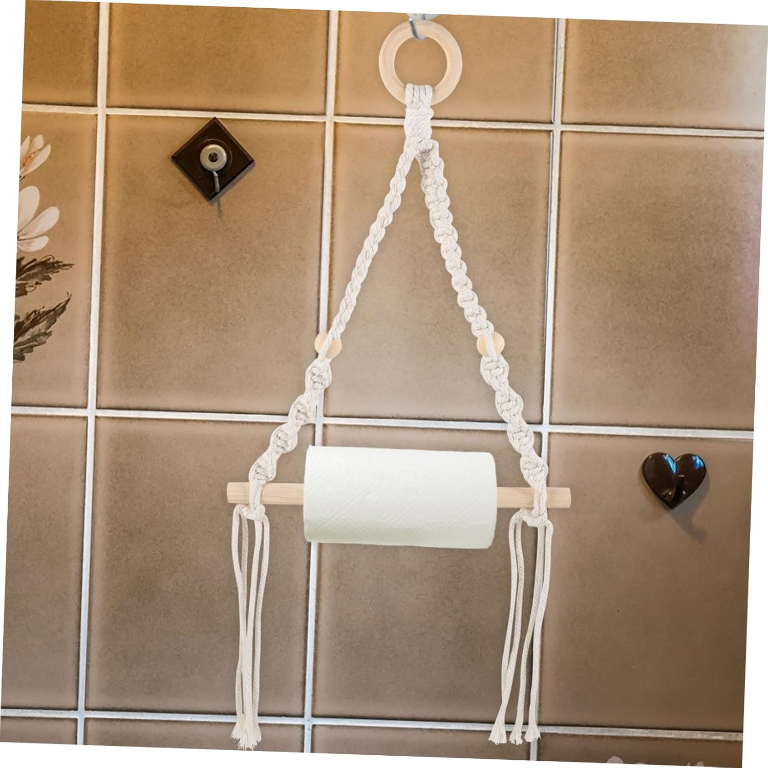 NUOBESTY Bohemia Nautical Style Toilet Paper Holder