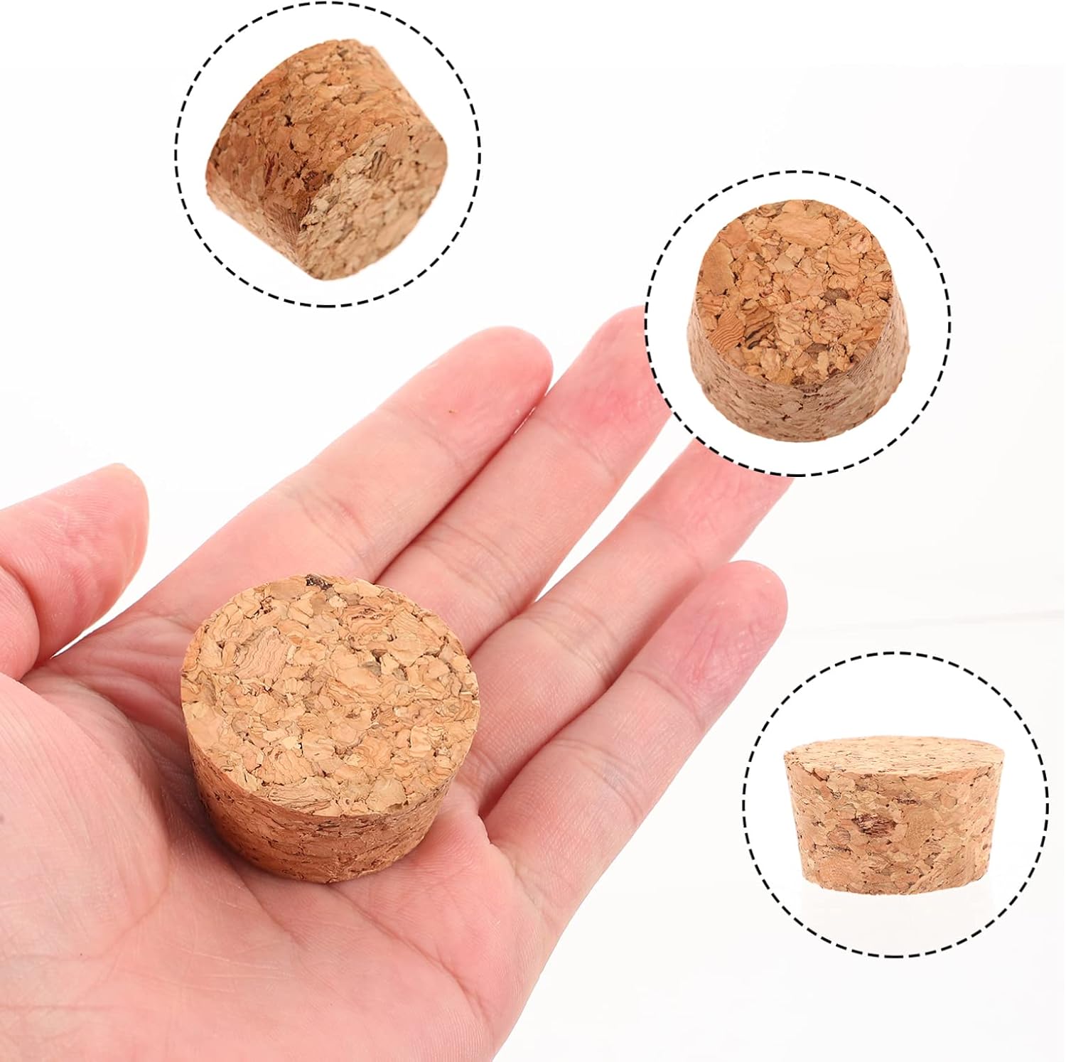 LABRIMP 50pcs Reusable Wine Stopper Sealer System