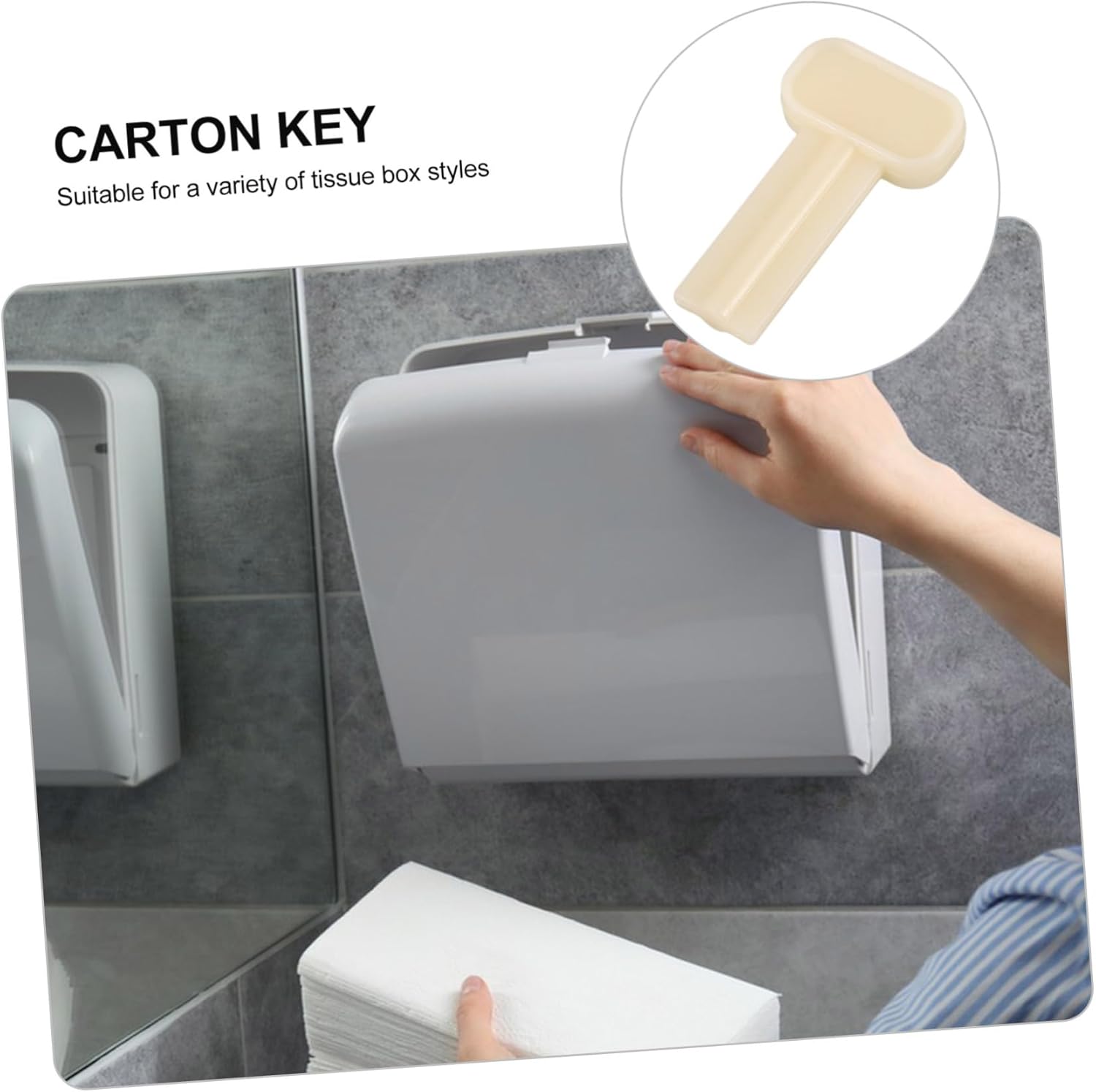 ERINGOGO Toilet Paper Dispenser Key for Enhanced Security and Easy Access