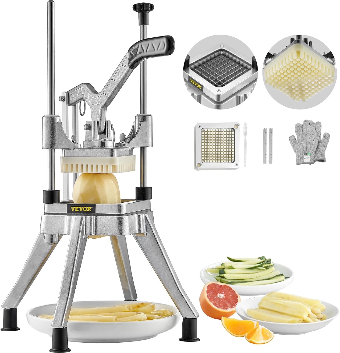VEVOR Heavy Duty Vegetable Chopper with 14 Blade