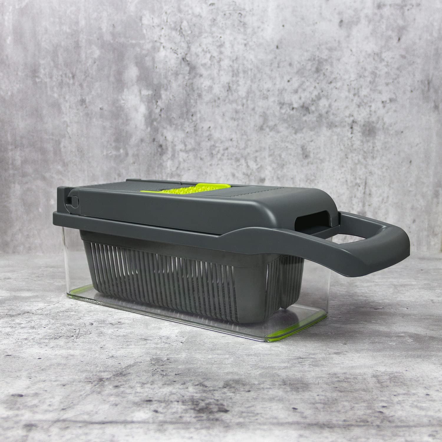 KAUKKO 9-in-1 Veggie Chopper with Container - Black