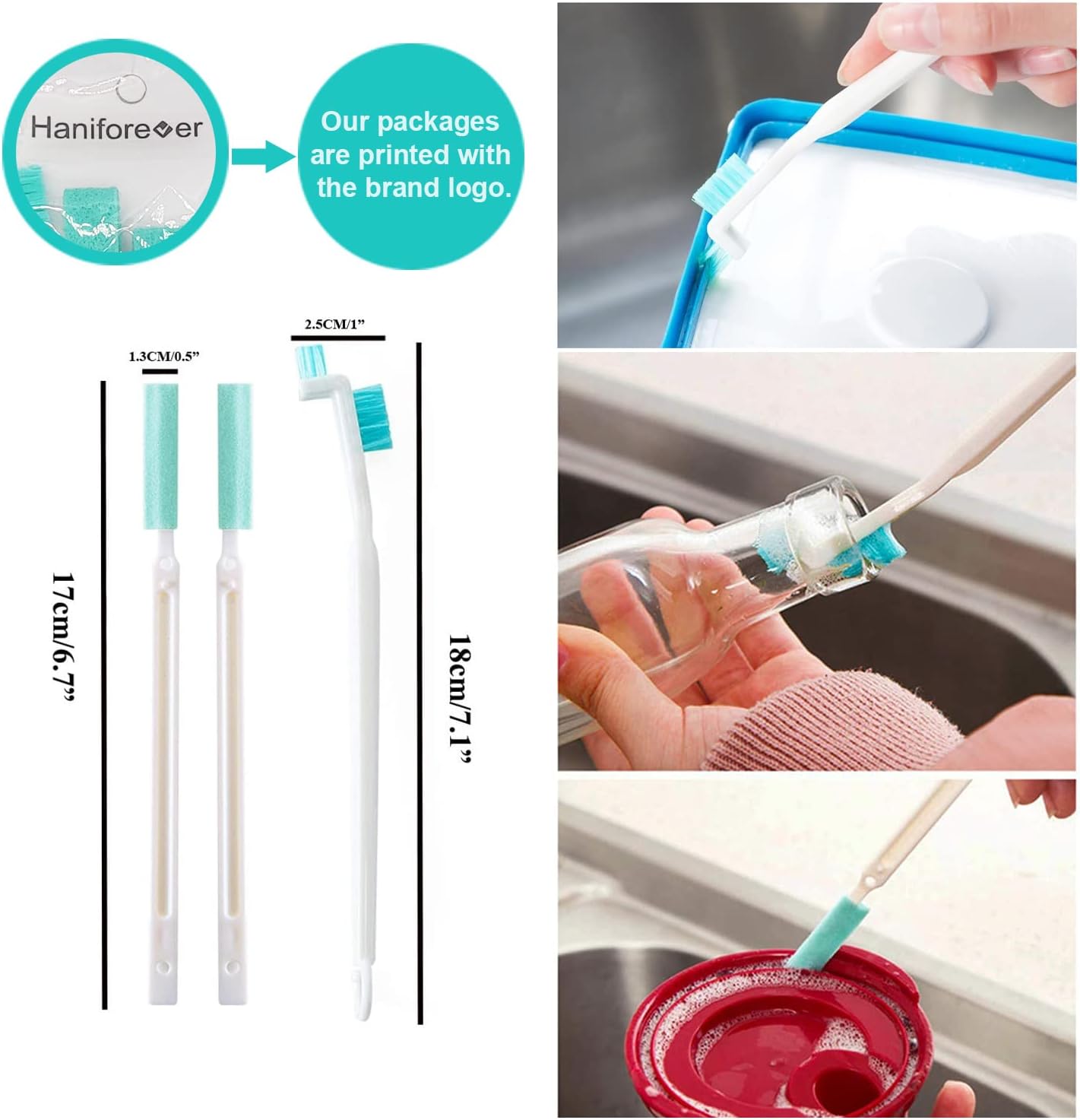 Haniforever 8in1 Small Cleaning Brush Set 1