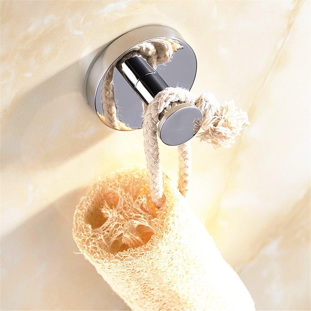 Modern Polished Silver 304 Stainless Steel Coat Hook