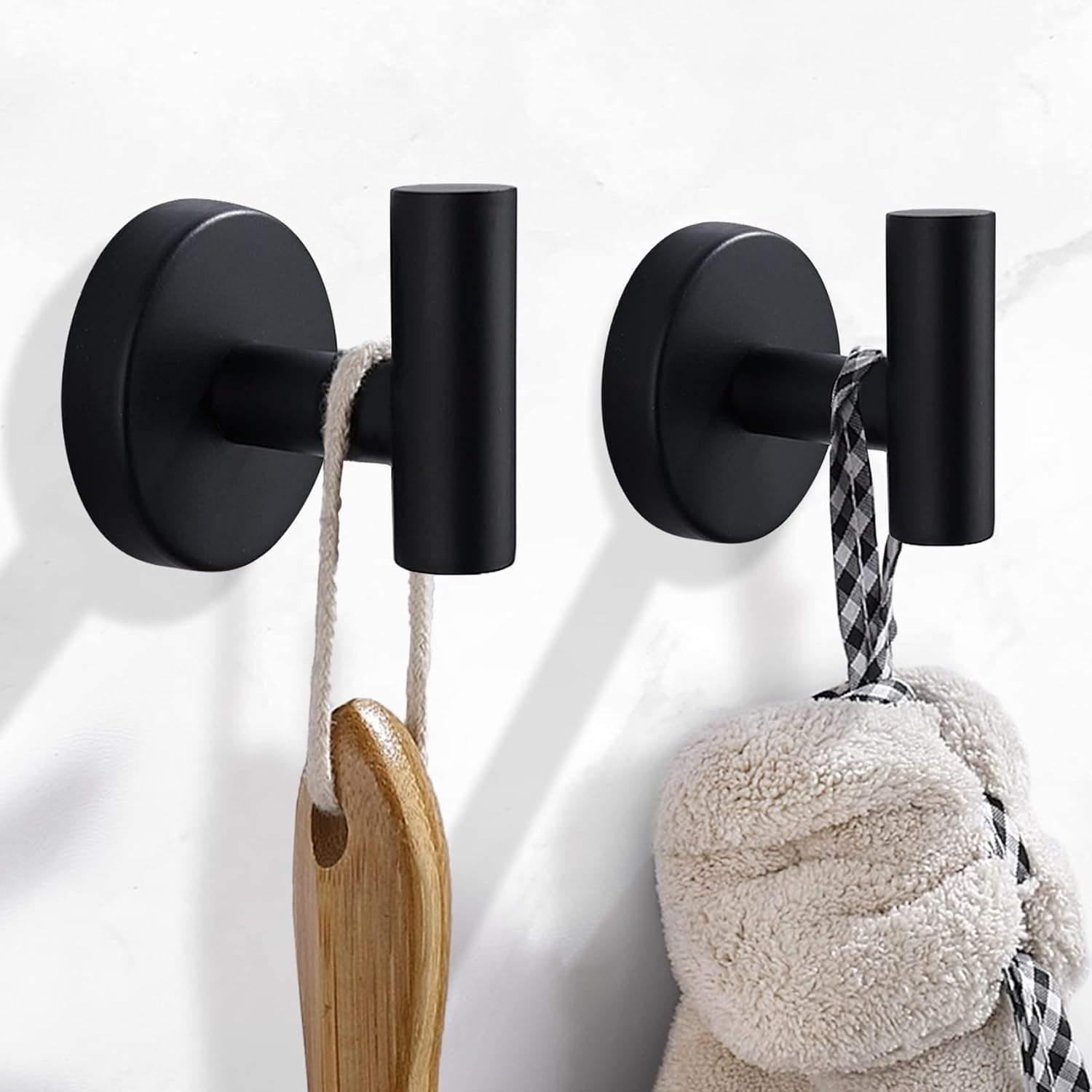 581016pcs Matte Black Bathroom Hardware Set