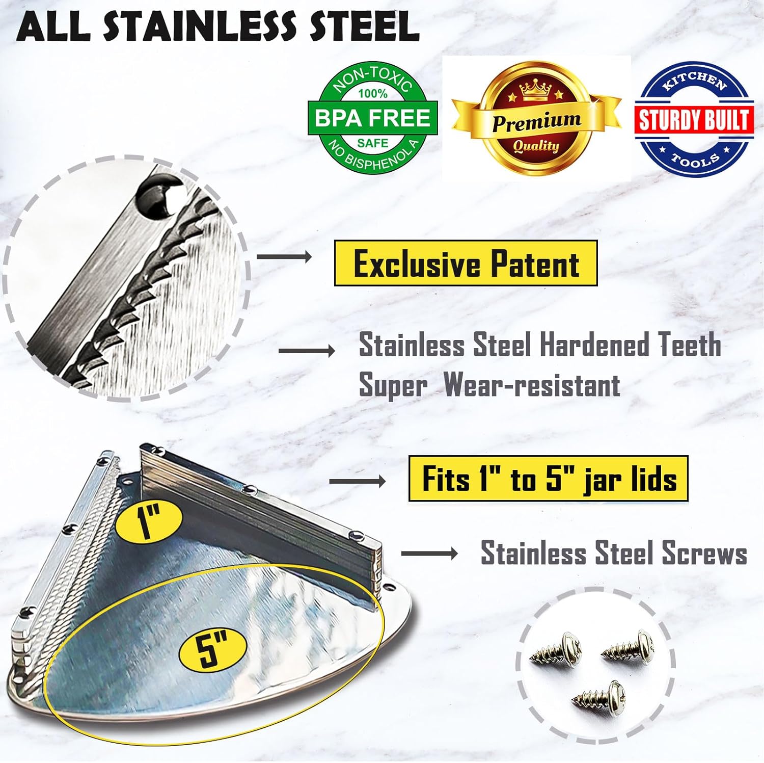 Moeuonb Upgraded Stainless Steel Jar Opener
