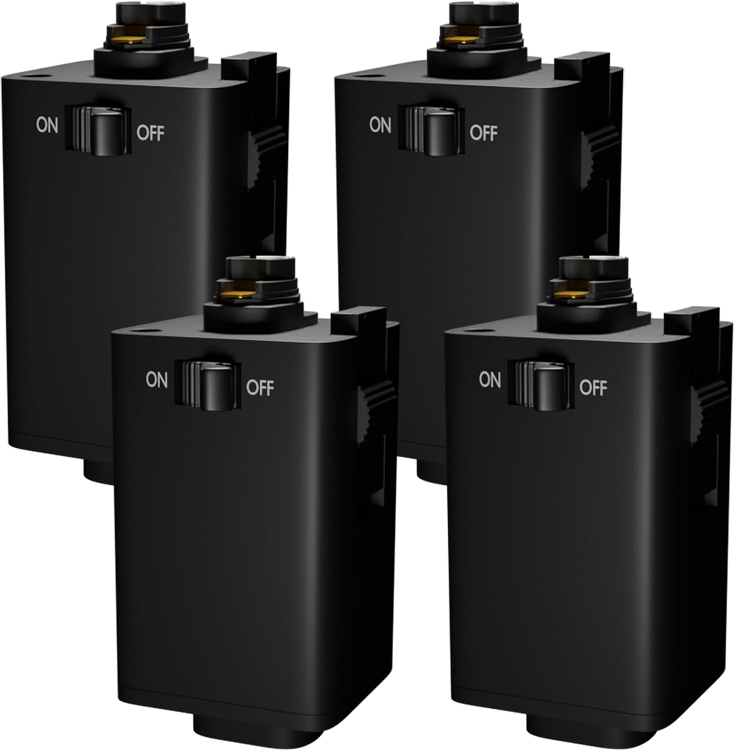 OHLECTRIC Pendant Track Adapter Set of 4 Black
