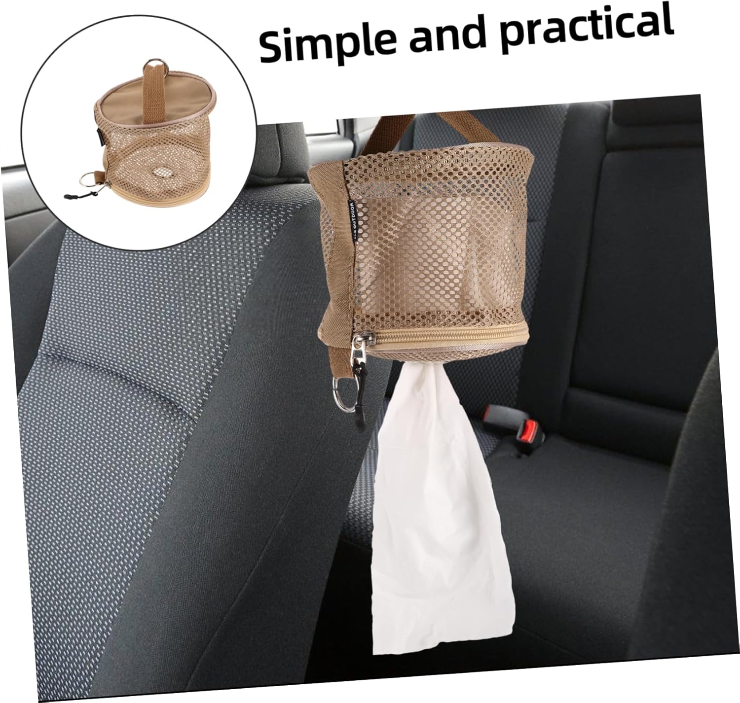 Abaodam Portable Hanging Toilet Paper Holder for Camping and Travel