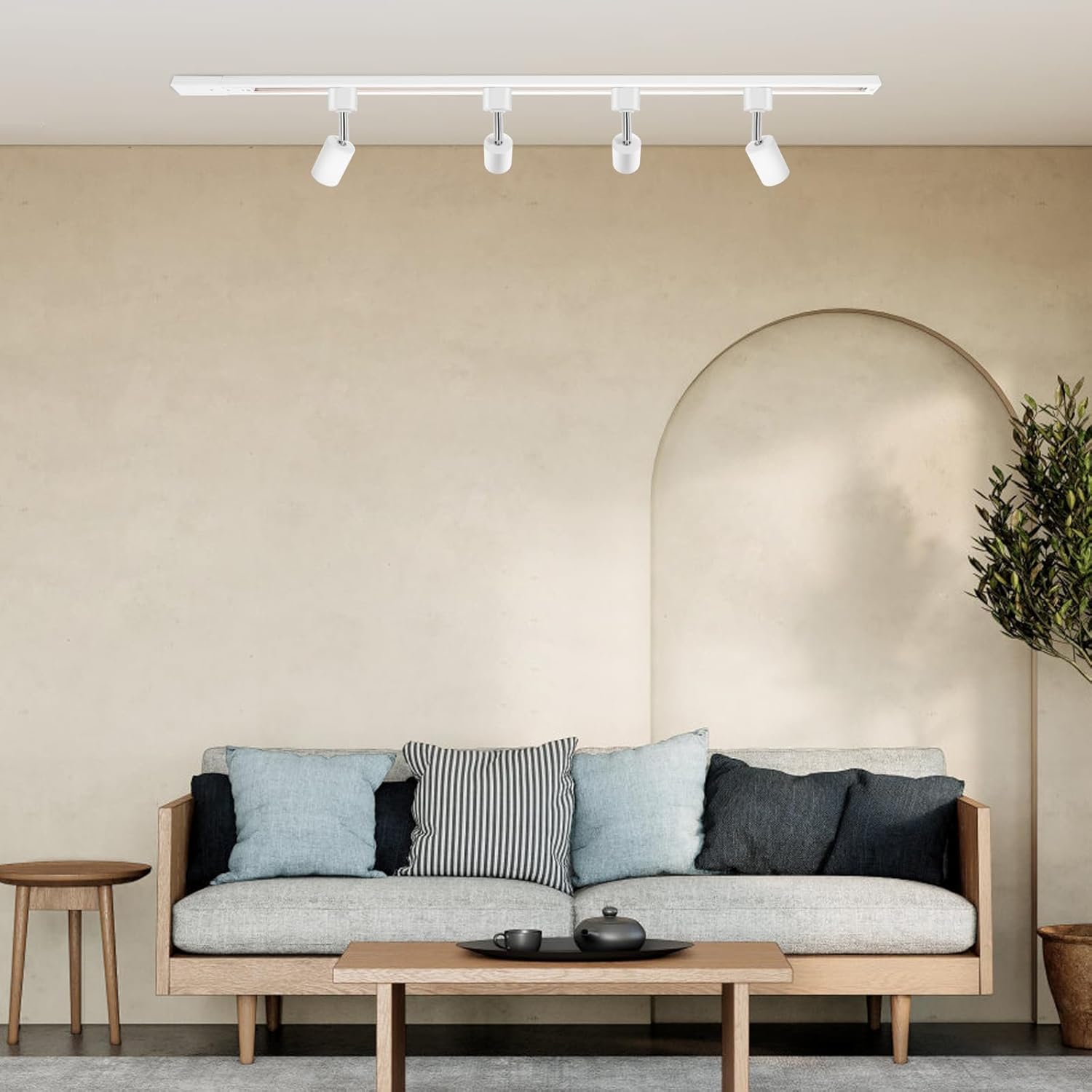 Taysing H Track Lighting Rails Kit 132ft White