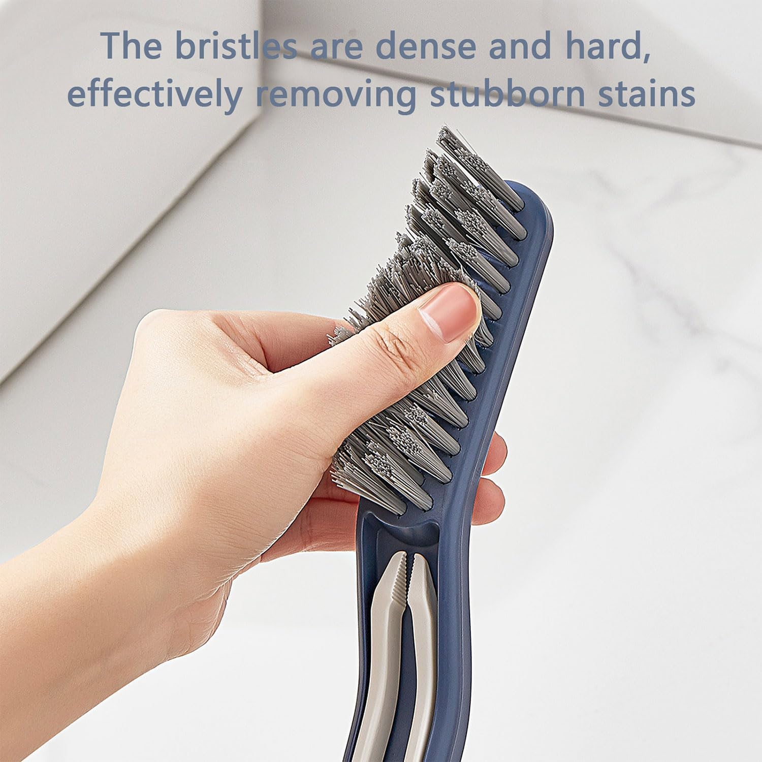 Puisa Hard Bristle Crevice Cleaning Brush - Multi-Purpose Gap Tool