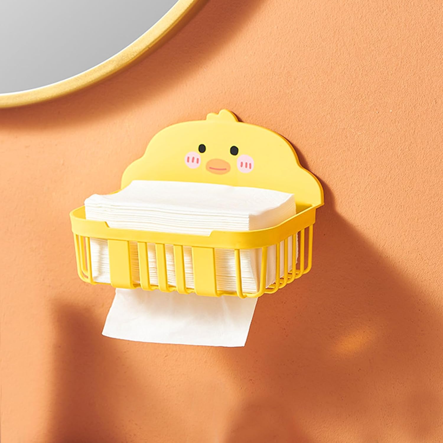 Lurrose 2Pcs Wall Mount Toilet Paper Holders with Adorable Design