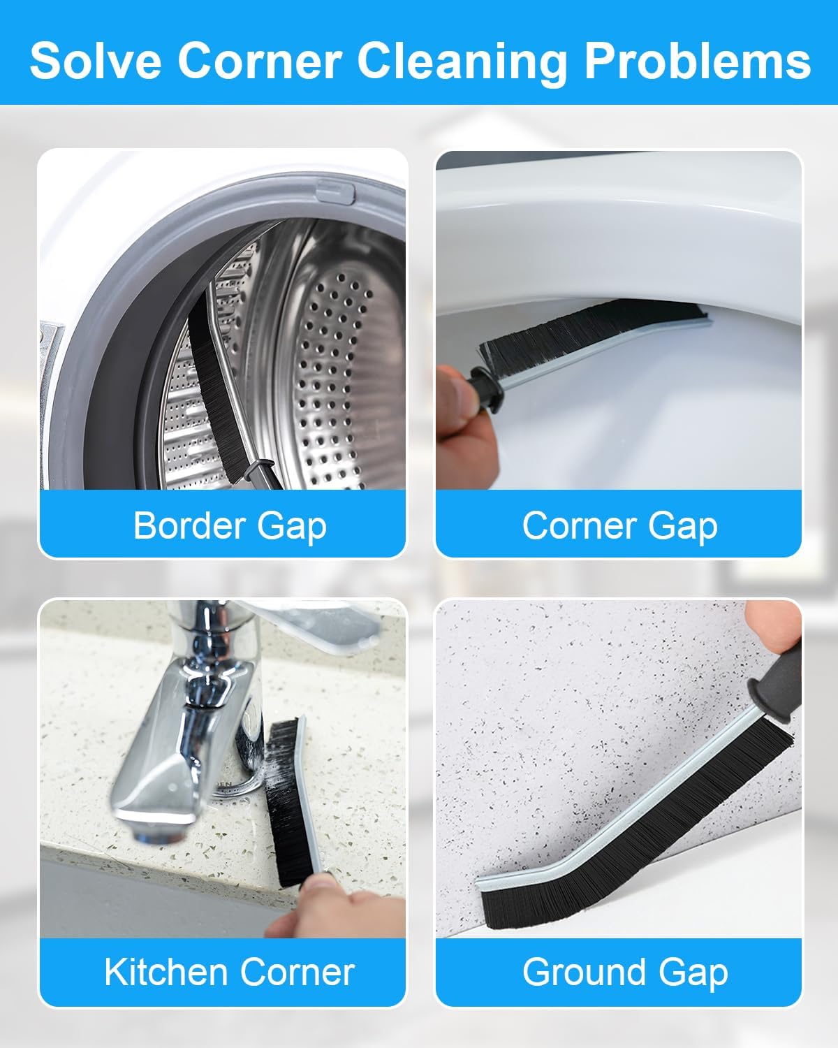 CODOGOY Crevice Cleaning Brush 3 Pack 1