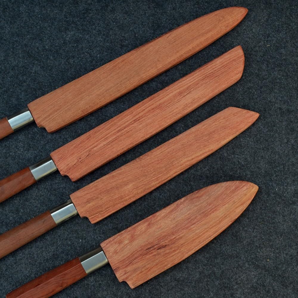 Aibote Rosewood Magnetic Knife Sheath for Yanagiba Slicer