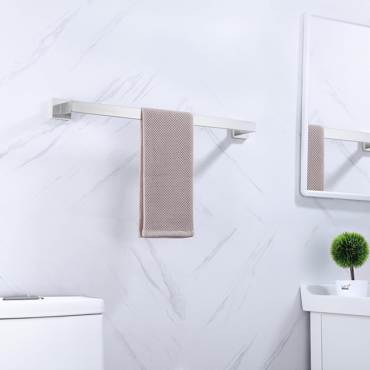LANC 24 Inch Stainless Steel Towel Bars 2 Pack