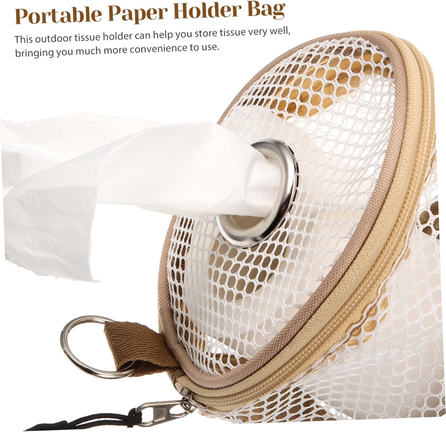 Anneome Roll Paper Hanging Bag Toilet Paper Holder