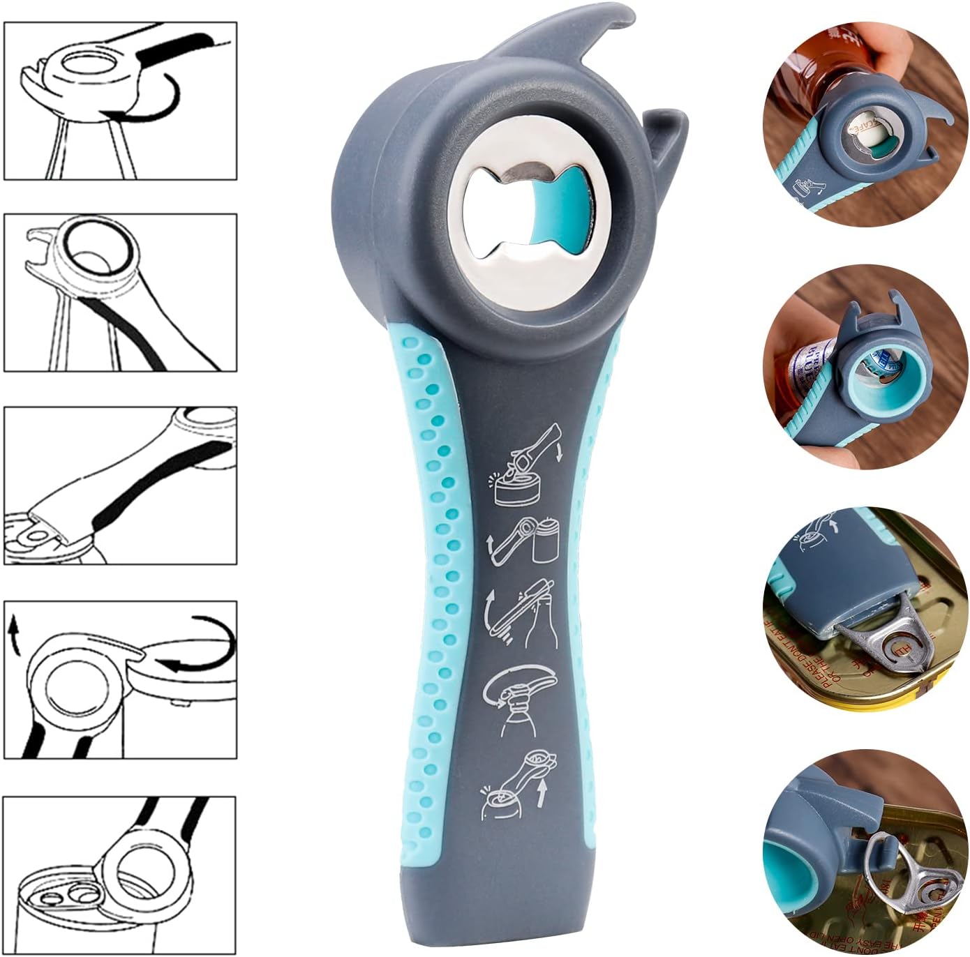 ASTOFLI All-in-One Jar Bottle Opener Set