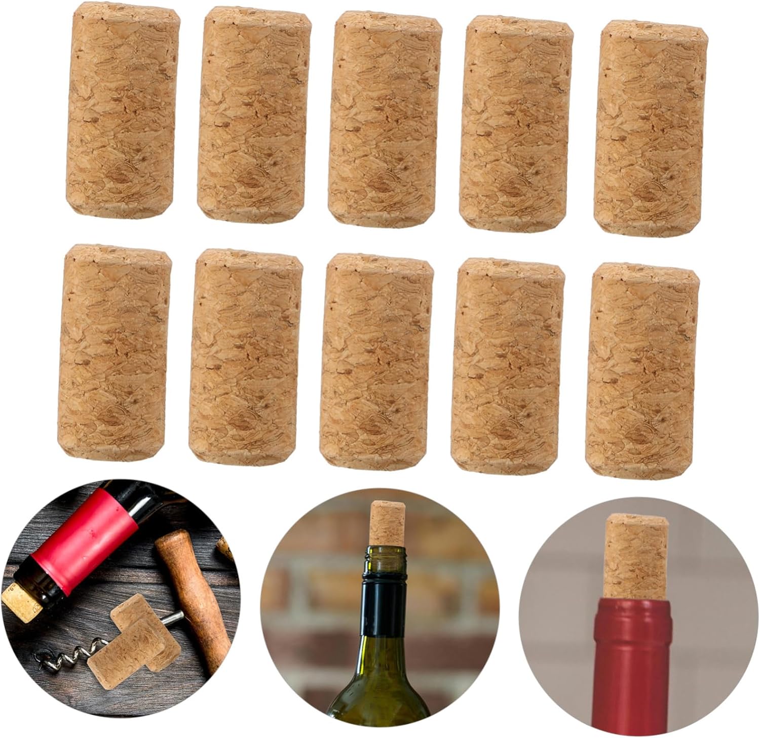 GRIRIW 250 Pcs Cork Wine Stopper Set