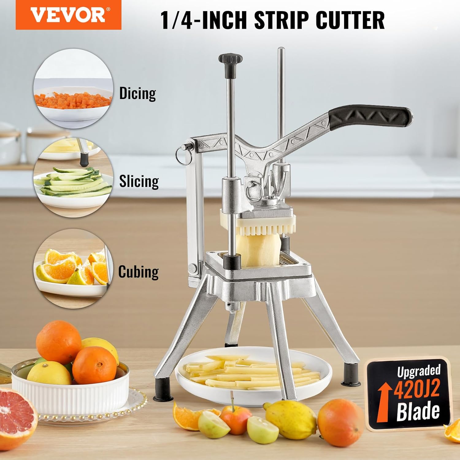 VEVOR Heavy Duty Vegetable Chopper with 14 Blade