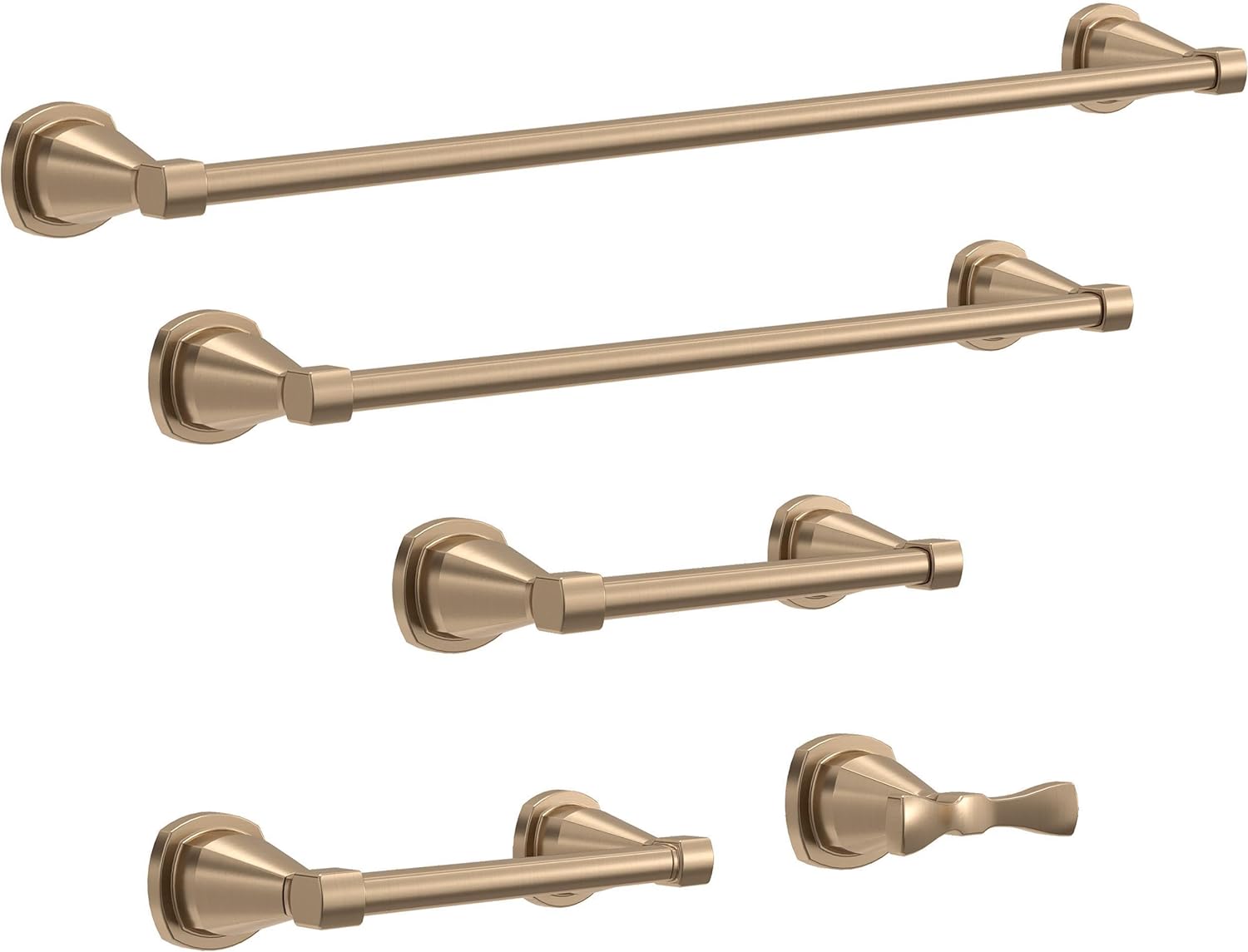 DELTA Stryke 8 in Towel Bar in Champagne Bronze