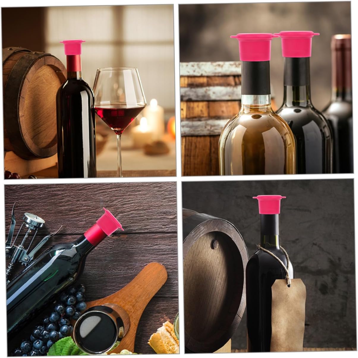 Zerodeko Wine Bottle Stoppers 2pcs Set