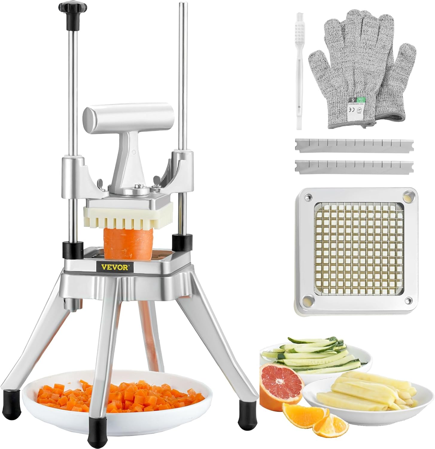 VEVOR Commercial Vegetable Chopper 14 Blade Chopper