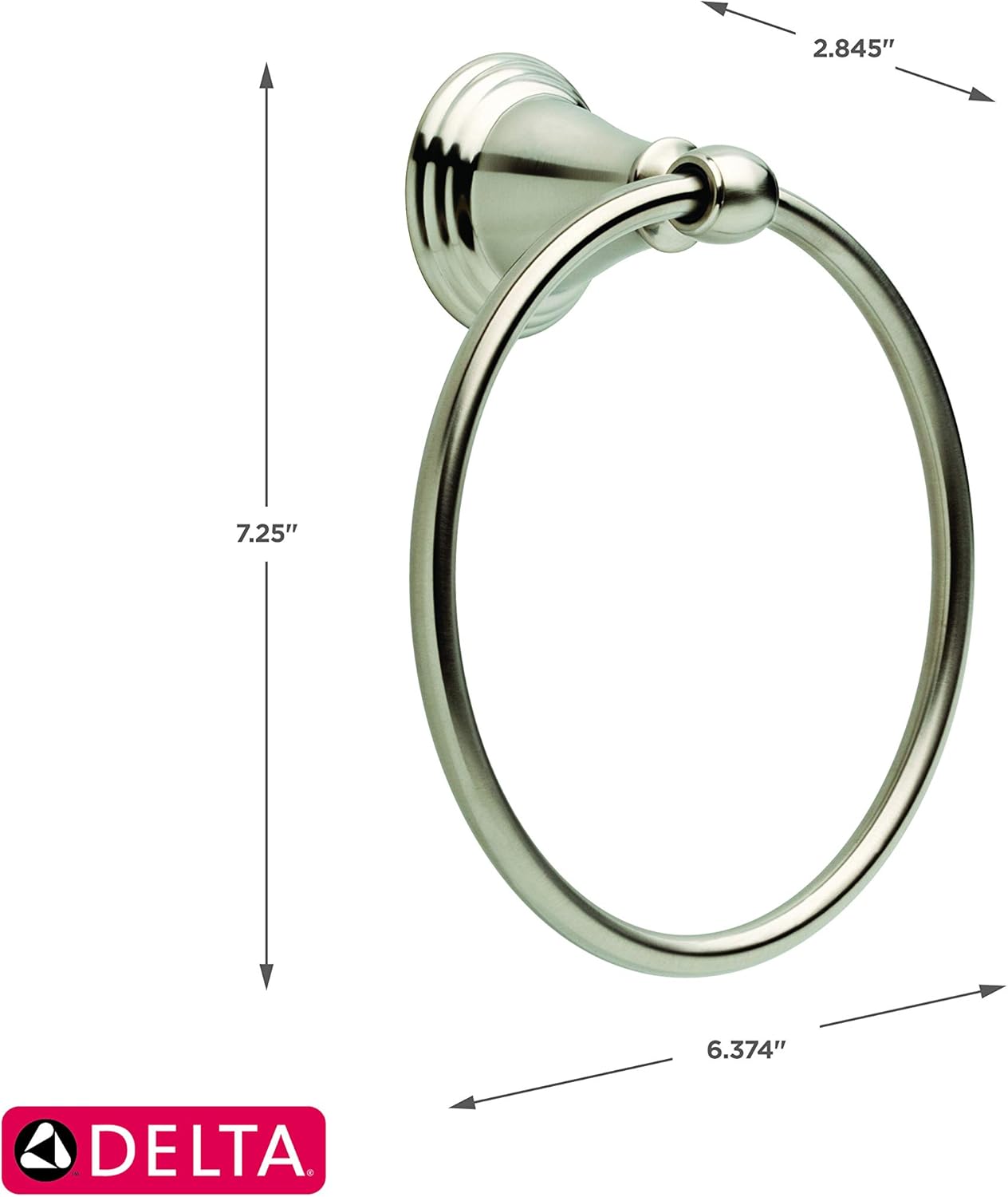 Delta Windemere Towel Ring 79646-SS Brilliance Stainless Steel