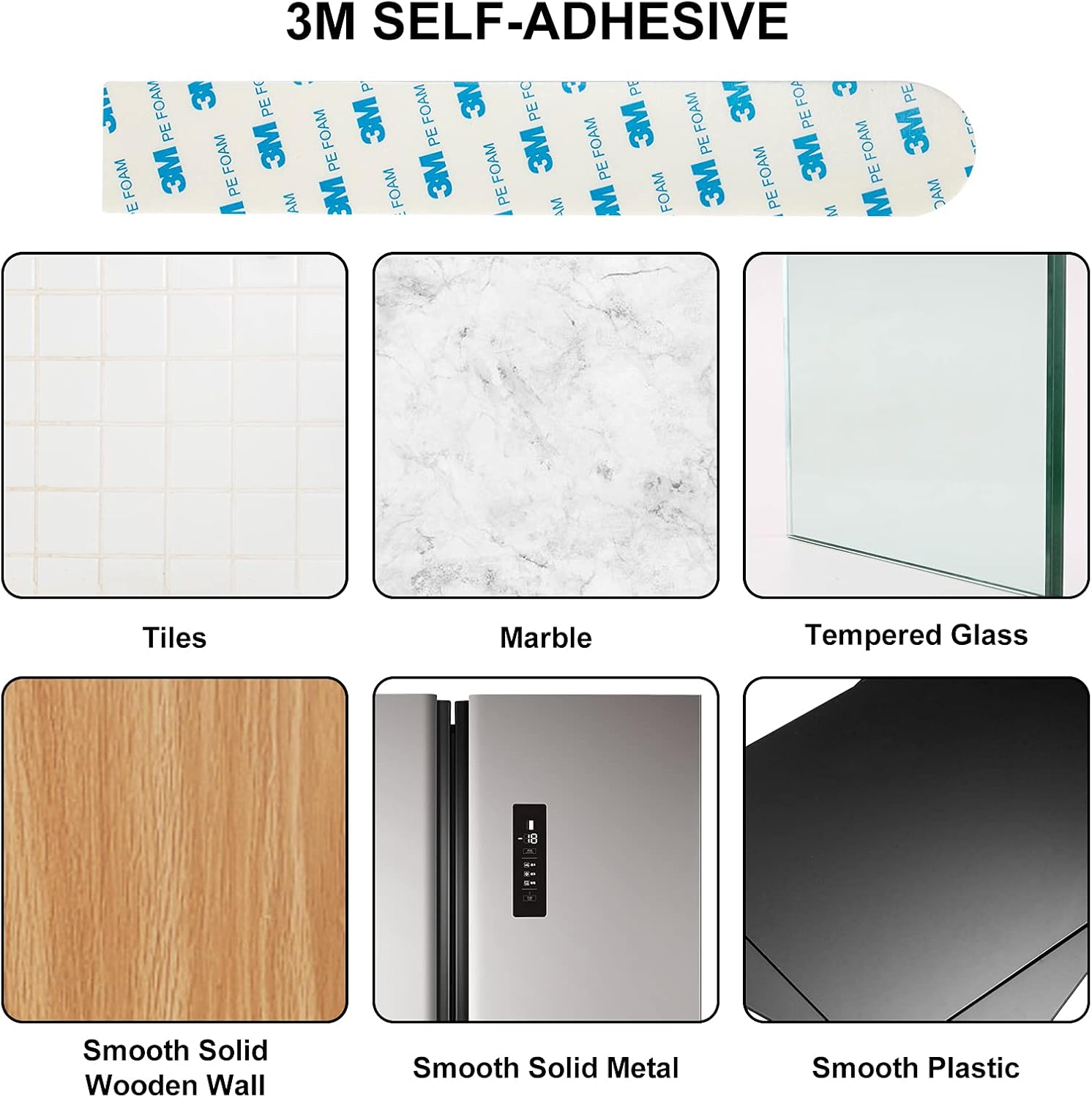 Self Adhesive Bamboo Towel Holder No Drilling