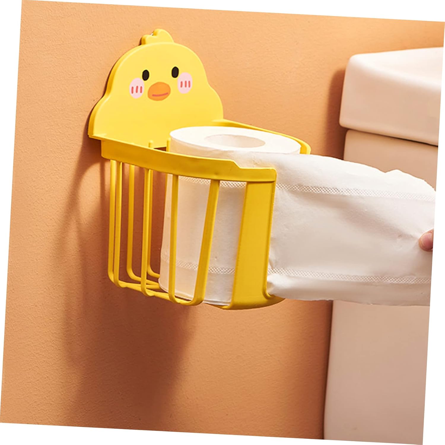 HYTROVE 2Pcs Cartoon Wall Mount Toilet Paper Holders