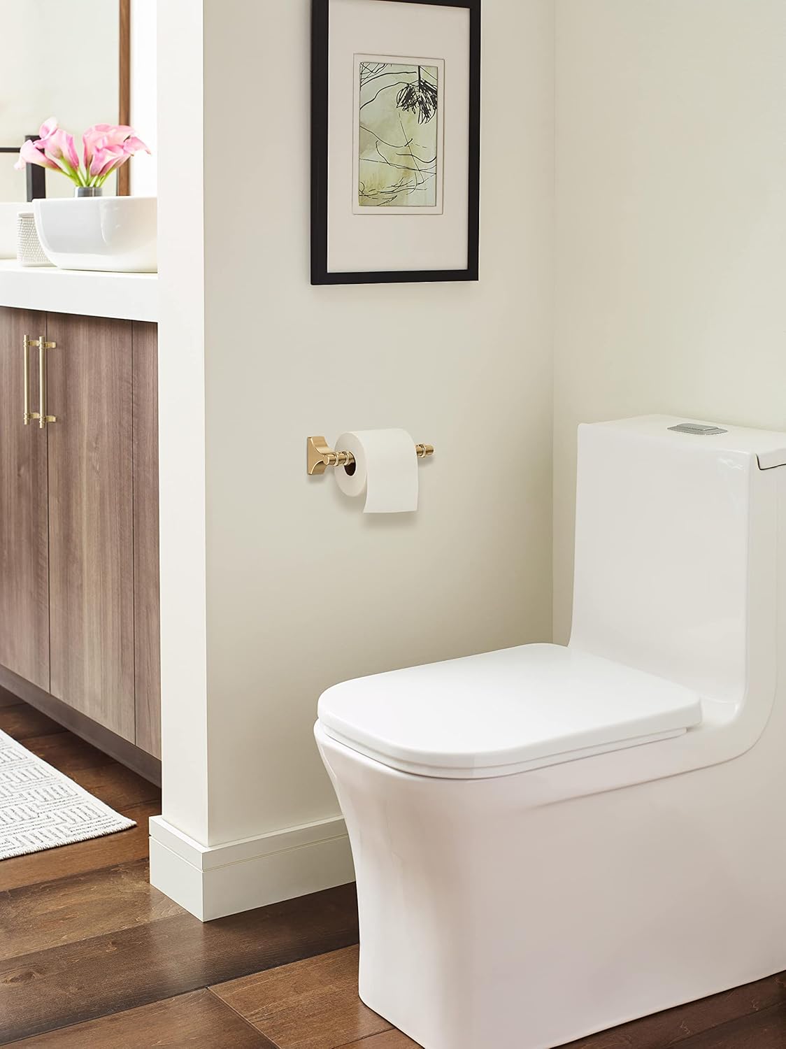 Amerock BH36051CZ Champagne Bronze Toilet Paper Holder