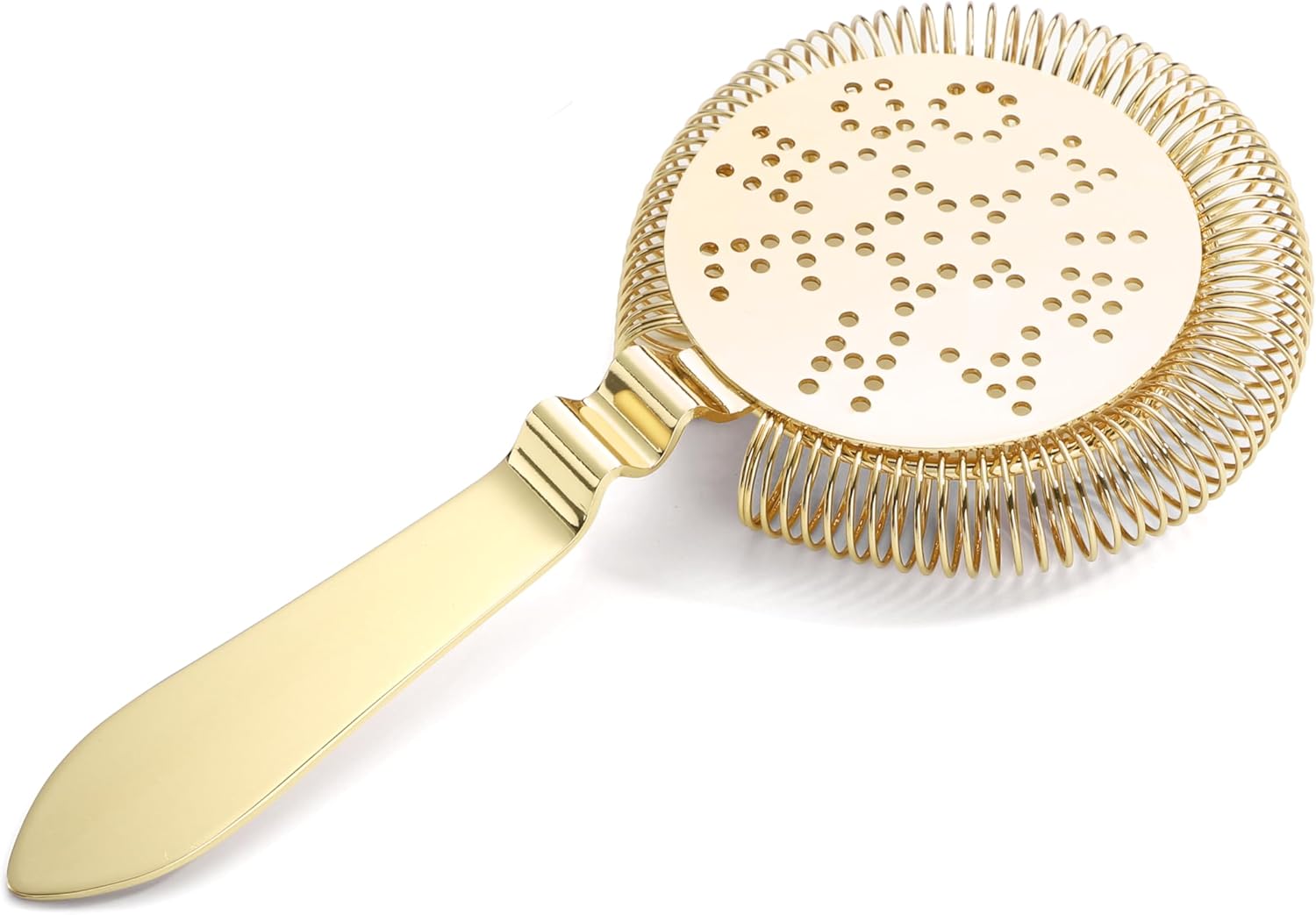 YUHWYI Bent Handle Cocktail Strainer with 4 Colors