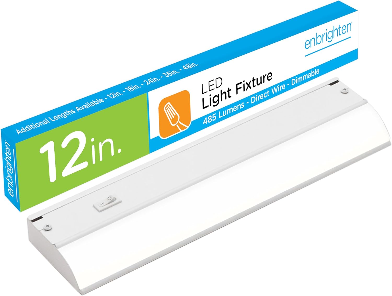 Enbrighten 12 Inch Front Phase LED Under Cabinet Light