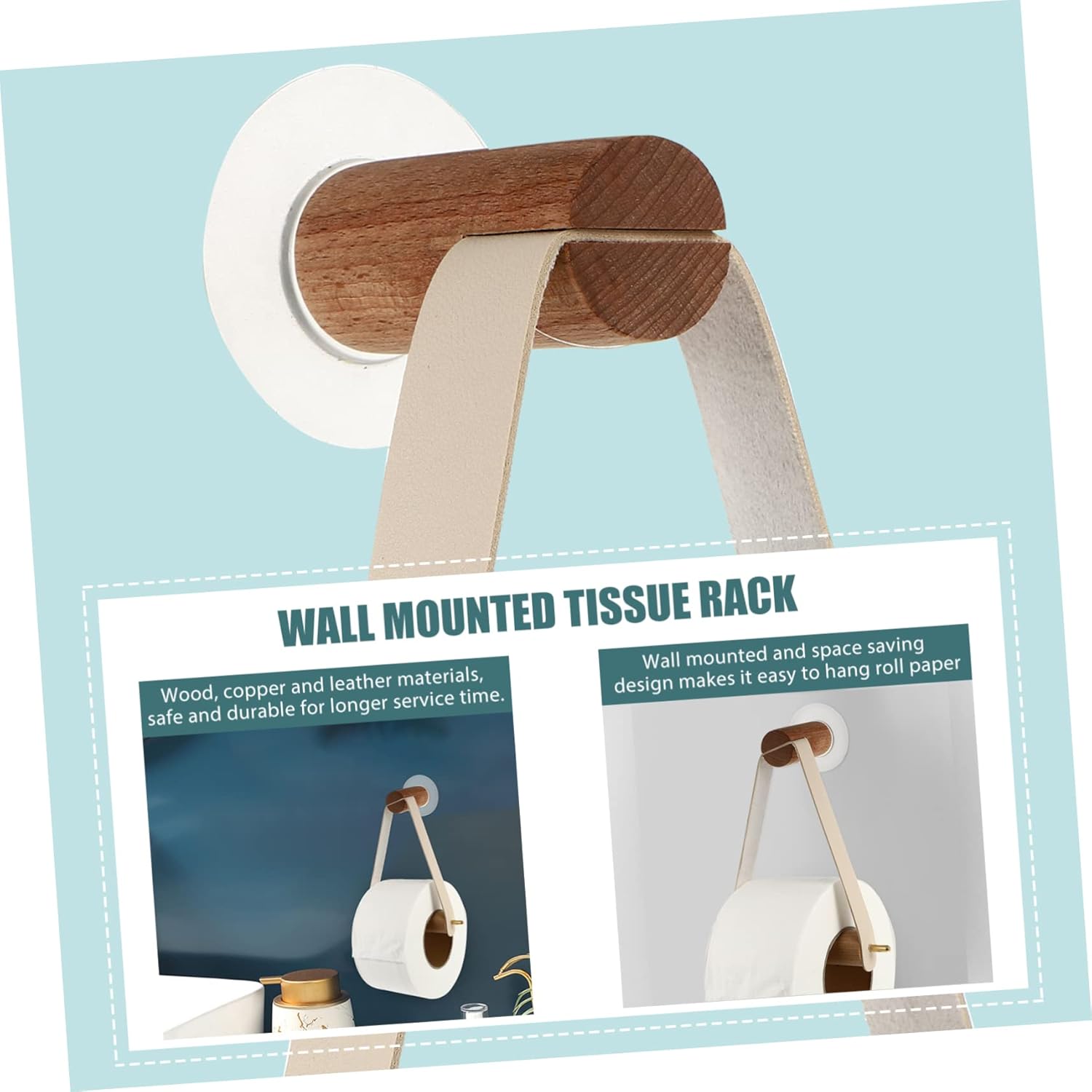 SHINEOFI Toilet Paper Holder Wall Mount 1