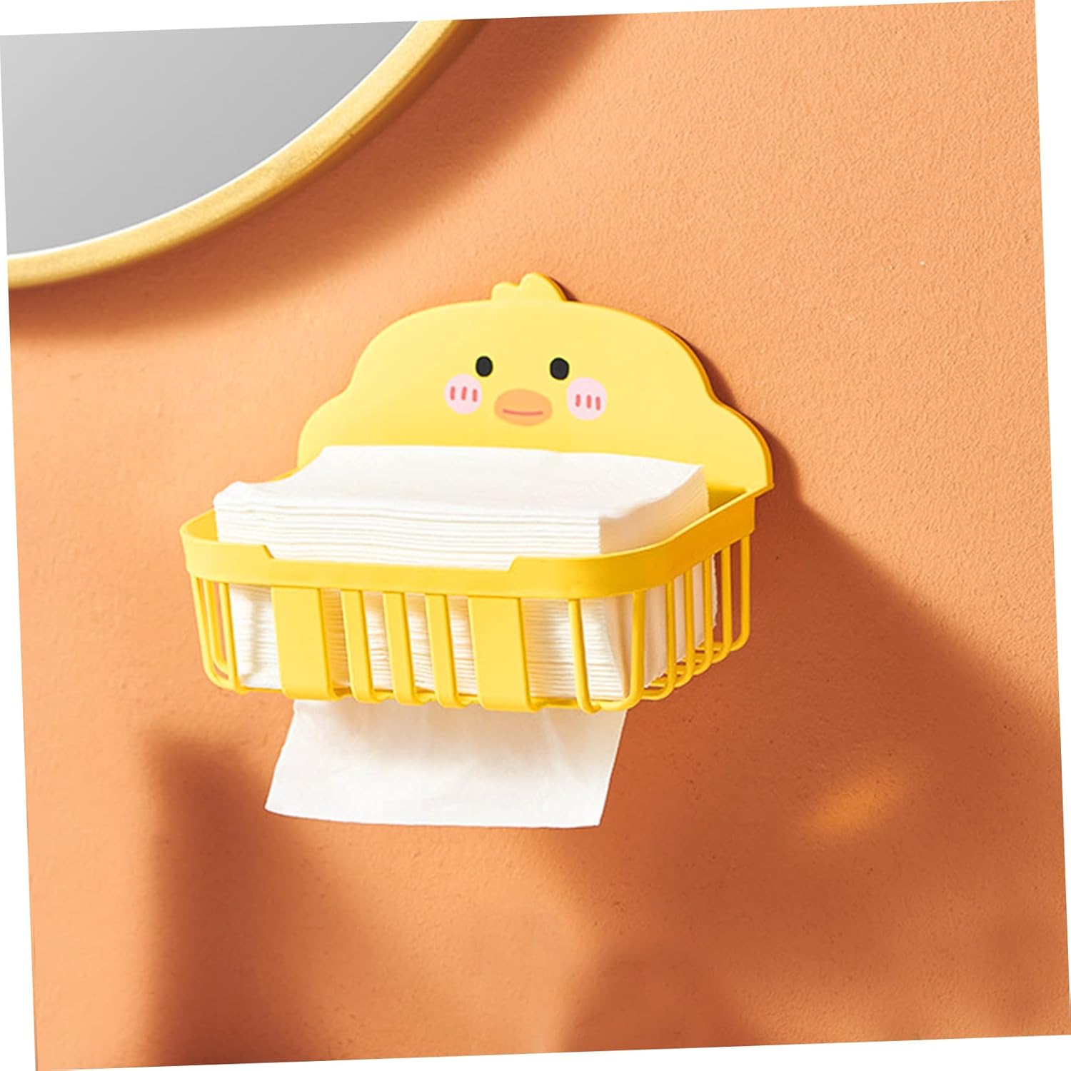 NUOBESTY 2Pcs Wall Mounted Toilet Paper Holders with Cartoon Design