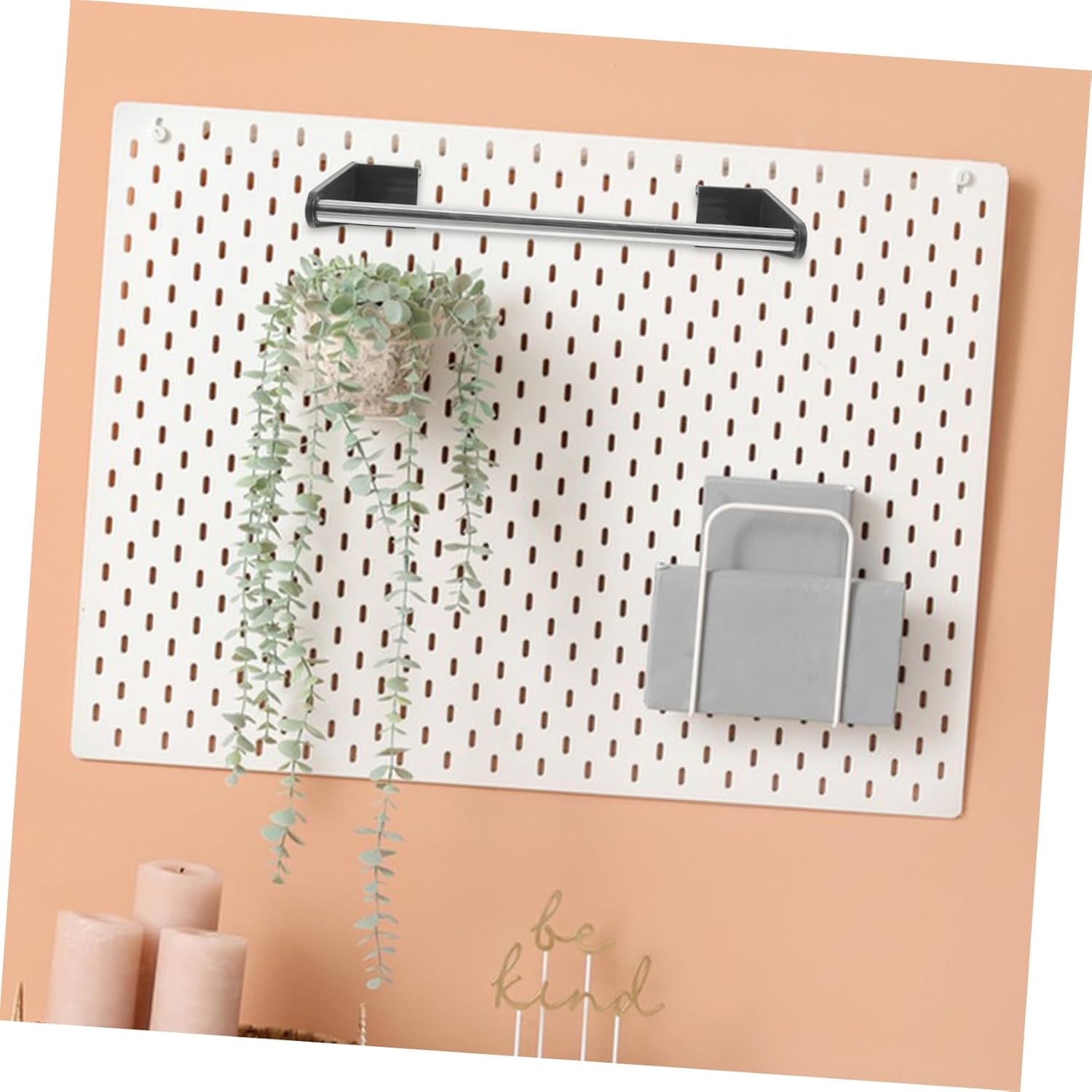 BUGUUYO Bathroom Pegboard Shelf Organizer 1