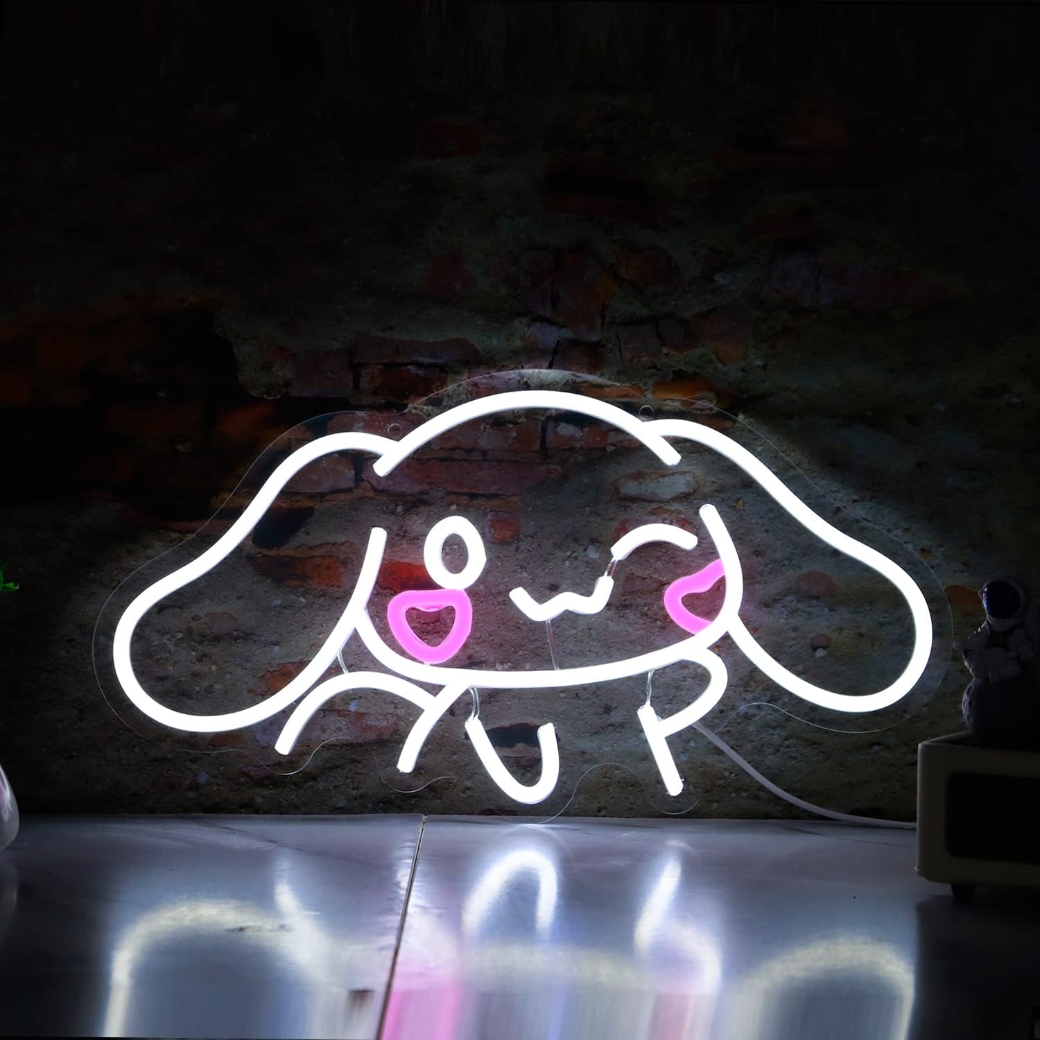 SHINEMYWAY Cinnamoroll Neon Sign USB Powered Wall Art